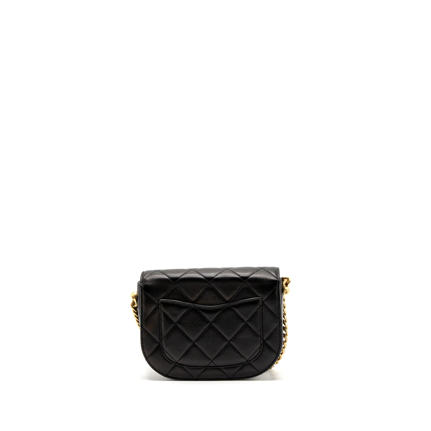 CHANEL MESSENGER BAG CALFSKIN BLACK GHW