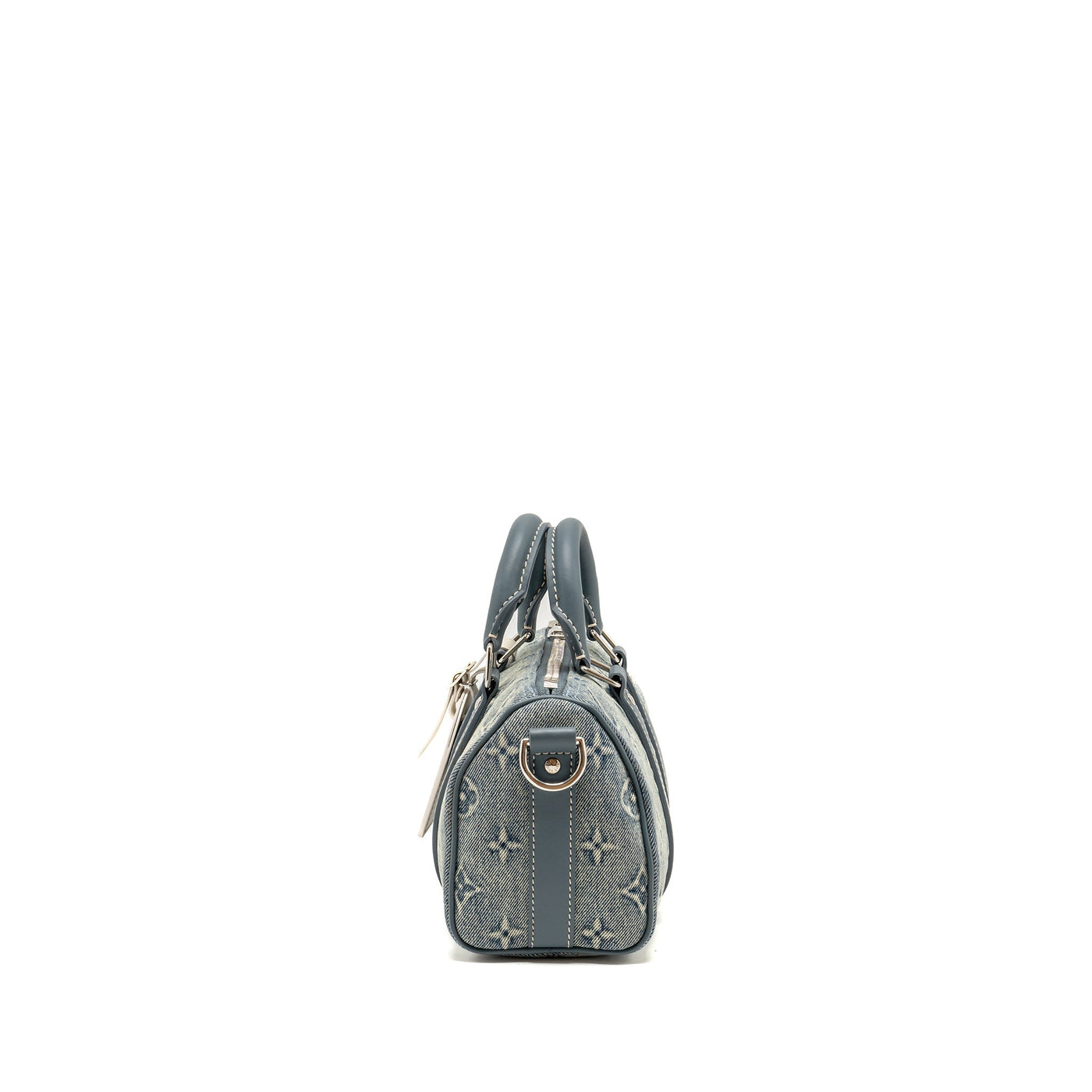 LOUIS VUITTON KEEPALL BANDOULIERE 25 WASHED DENIM CANVAS BLUE SHW