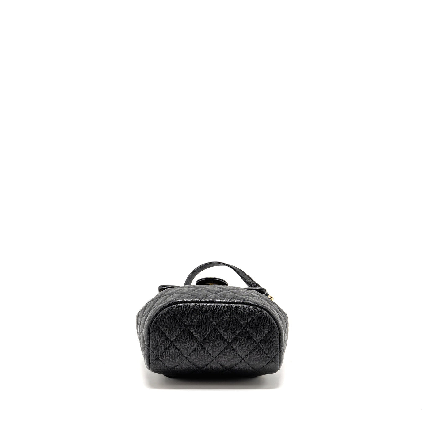 CHANEL QUILTED MINI BACKPACK CAVIAR BLACK LGHW (MICROCHIP)