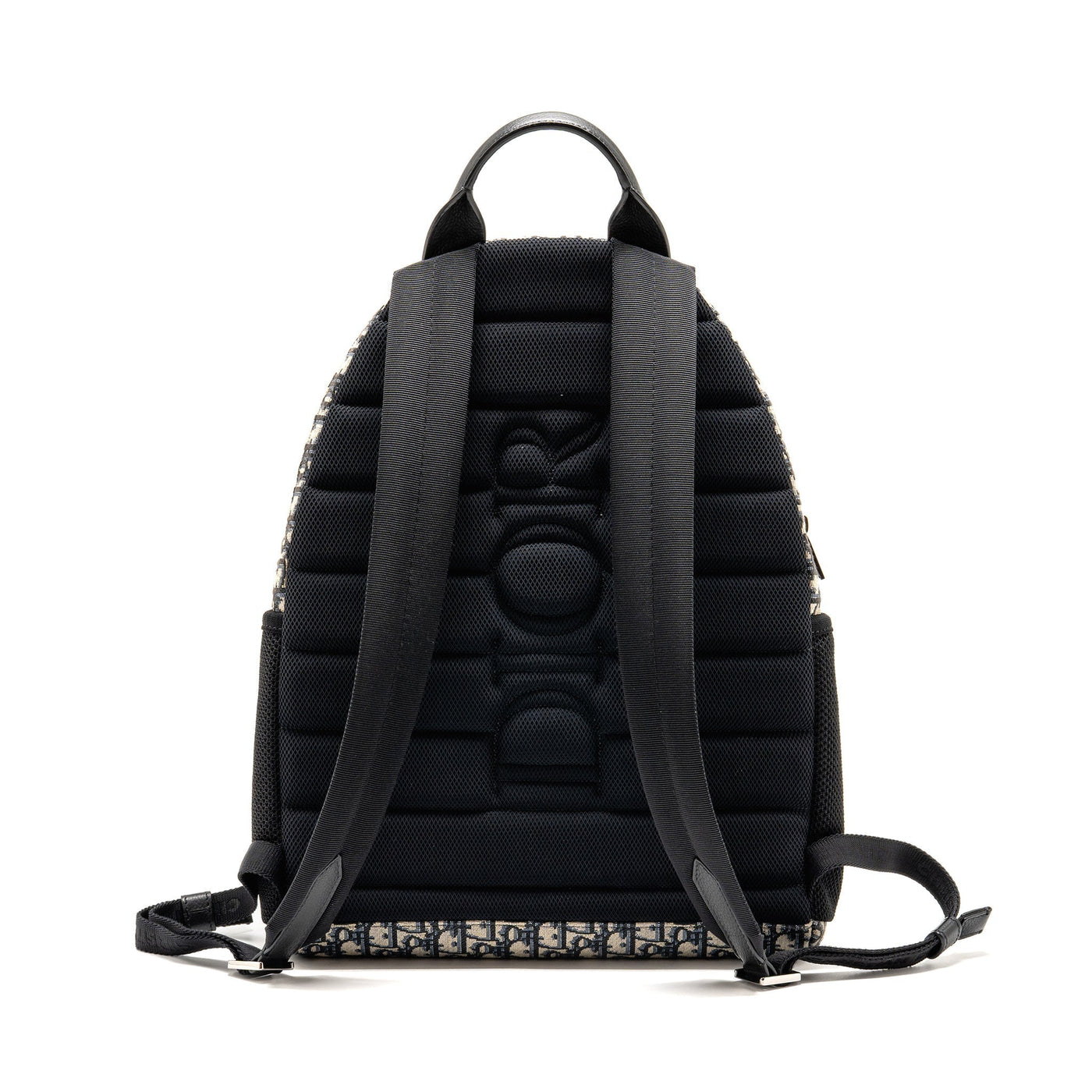 DIOR MEN’S BACKPACK DIOR OBLIQUE CANVAS / CALFSKIN BLUE / BLACK SHW