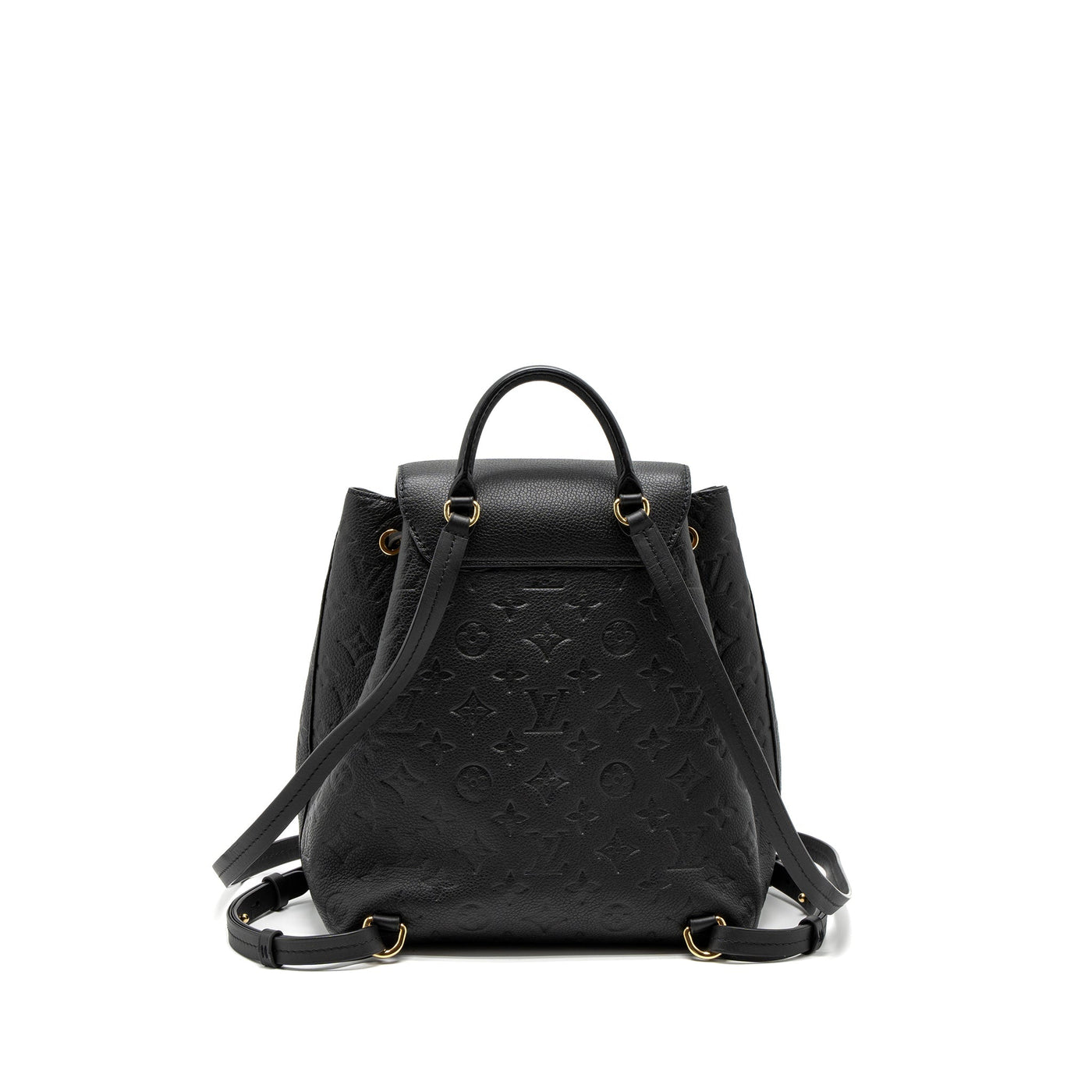 LOUIS VUITTON MONTSOURIS BACKPACK MONOGRAM EMPREINTE BLACK GHW (NEW VERSION)