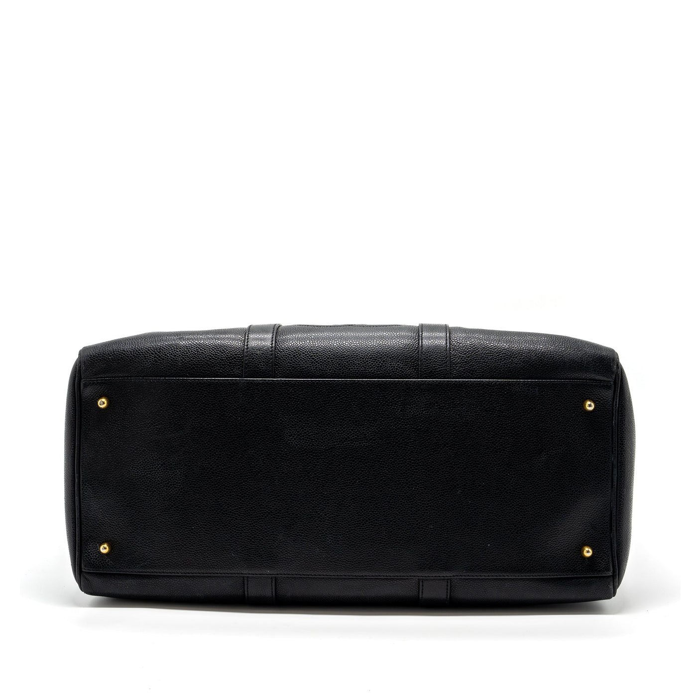 CHANEL VINTAGE TRAVEL BAG CAVIAR BLACK GHW