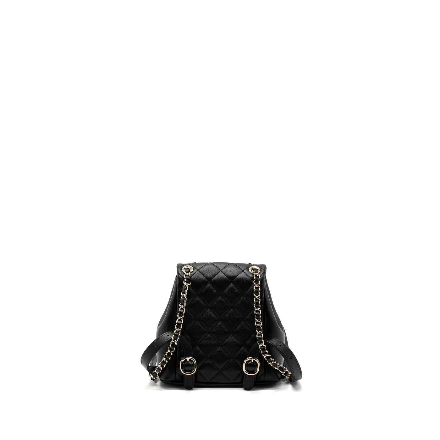 CHANEL 23A MINI TRIPLE PACK BACKPACK CALFSKIN BLACK LGHW (MICROCHIP )