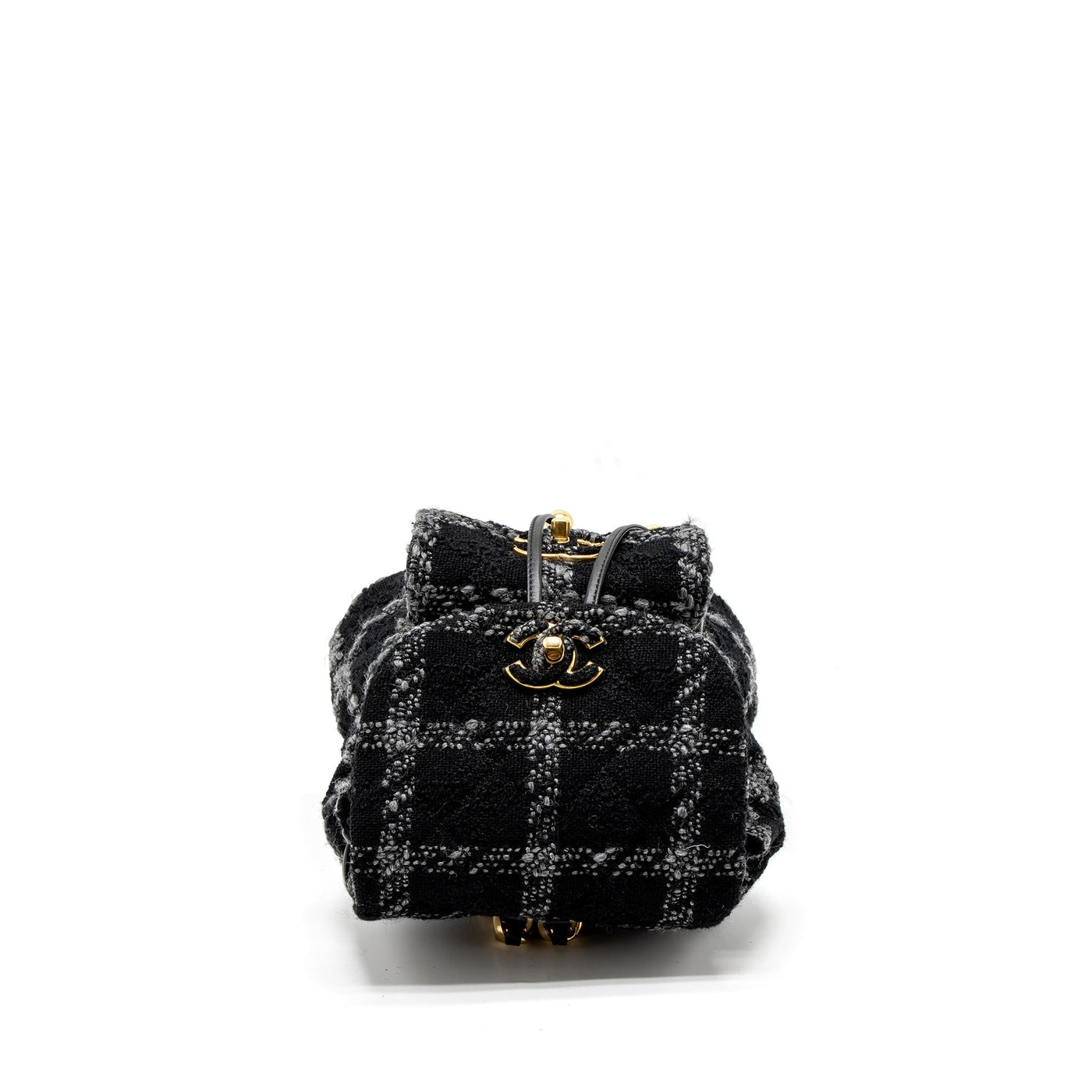 CHANEL DUMA BACKPACK TWEED MULTICOLOURED BRUSHED GHW (MICROCHIP)