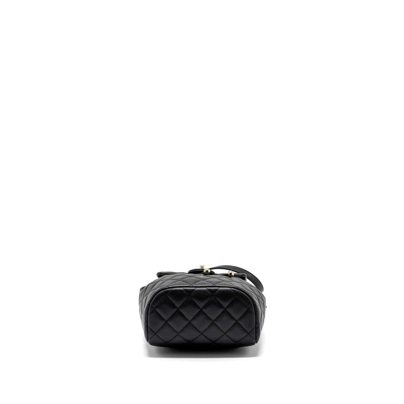 CHANEL 23S MINI BACKPACK CAVIAR BLACK LGHW (MICROCHIP)