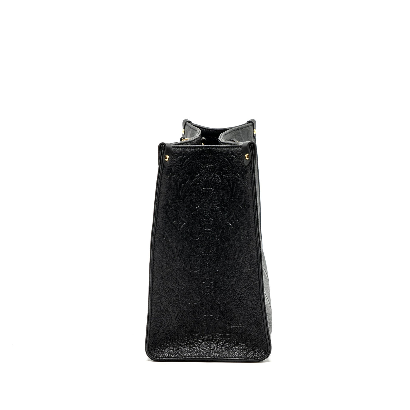 LOUIS VUITTON ONTHEGO MM MONOGRAM EMPRENITE BLACK GHW (NEW VERSION)