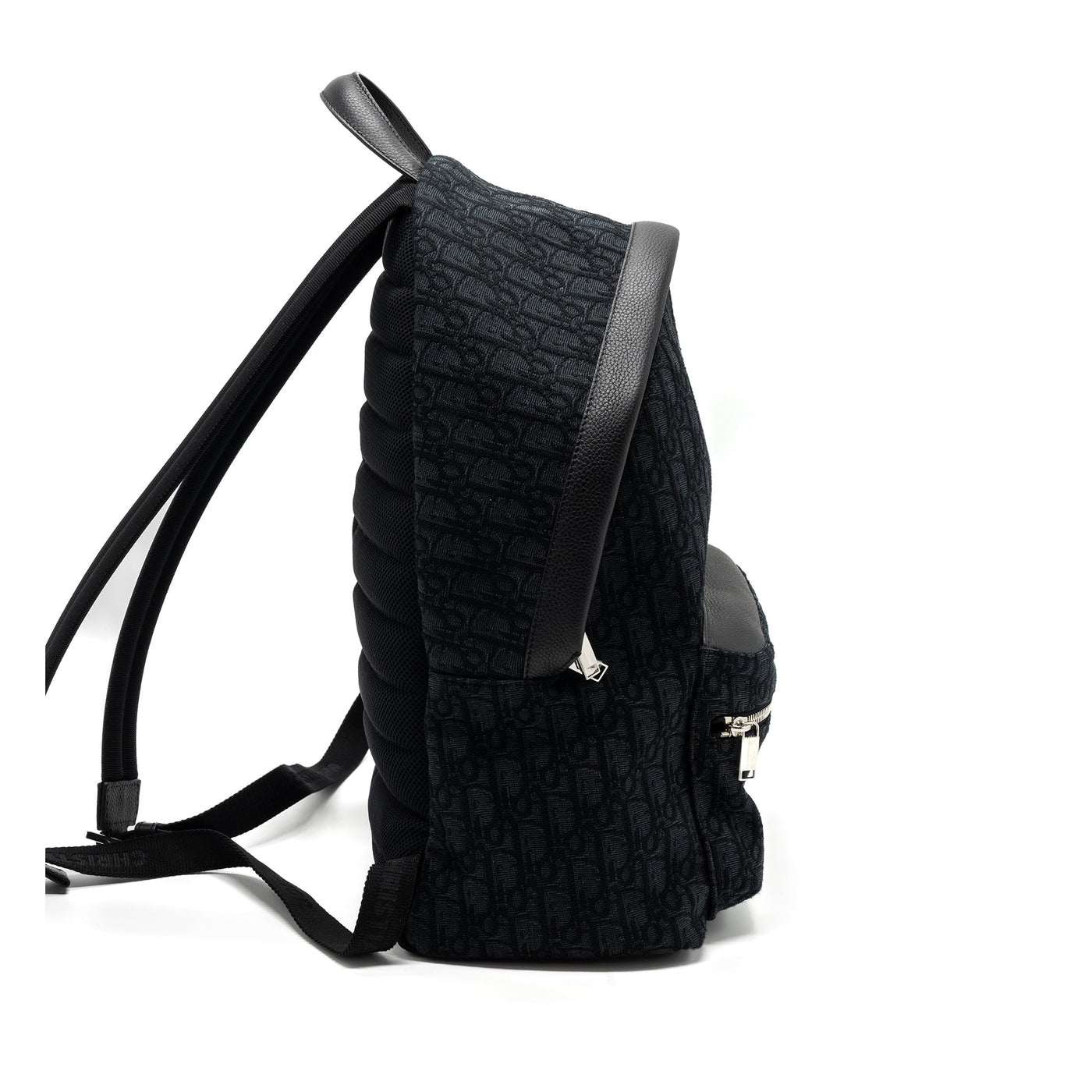 DIOR RIDER BACKPACK BLACK DIOR OBLIQUE JACQUARD SHW