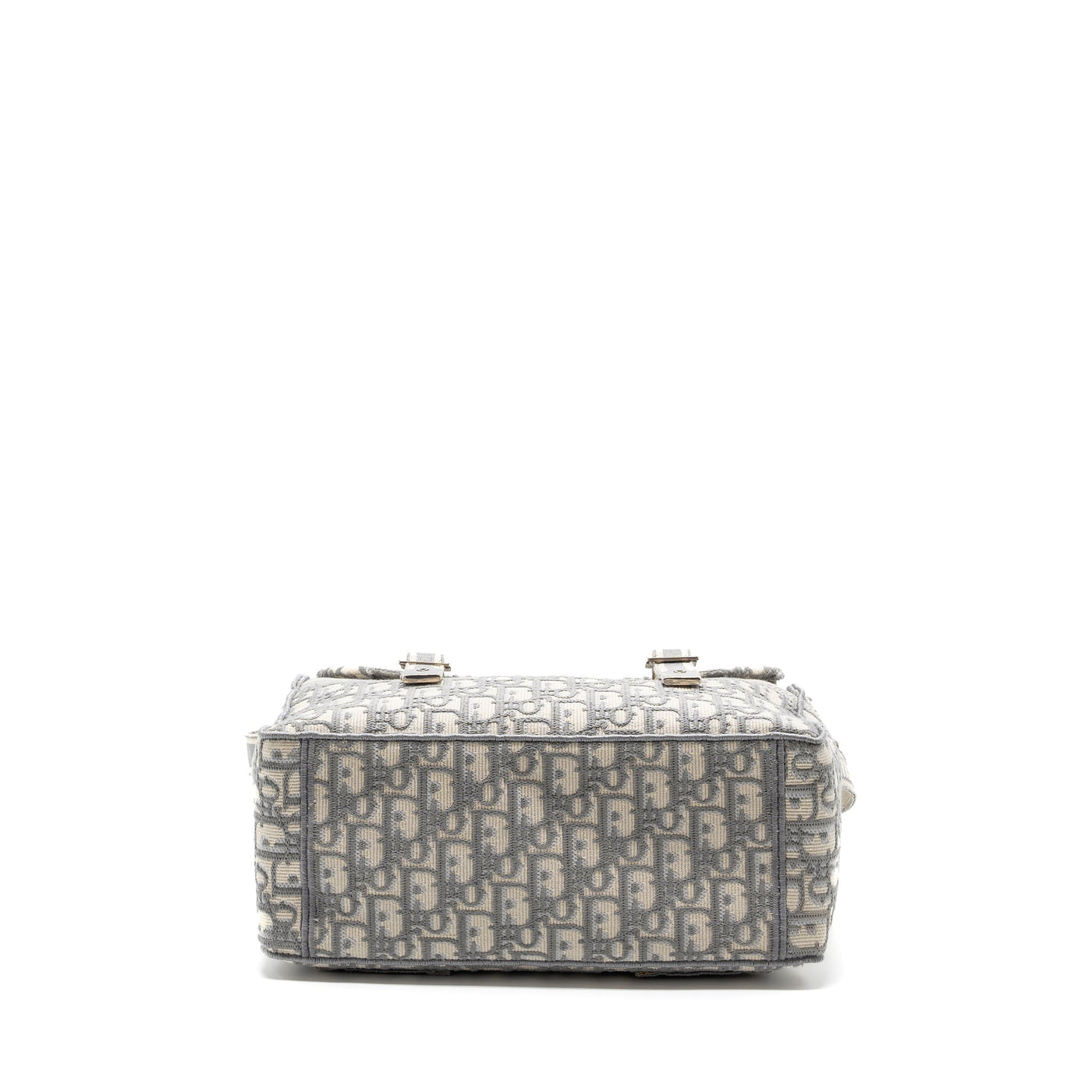 DIOR DIORCAMP MESSENGER BAG OBLIQUE EMBROIDERY LIGHT GREY SHW