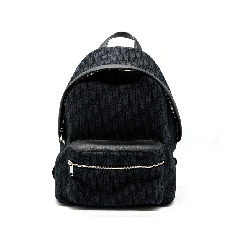 DIOR RIDER BACKPACK BLACK DIOR OBLIQUE JACQUARD SHW