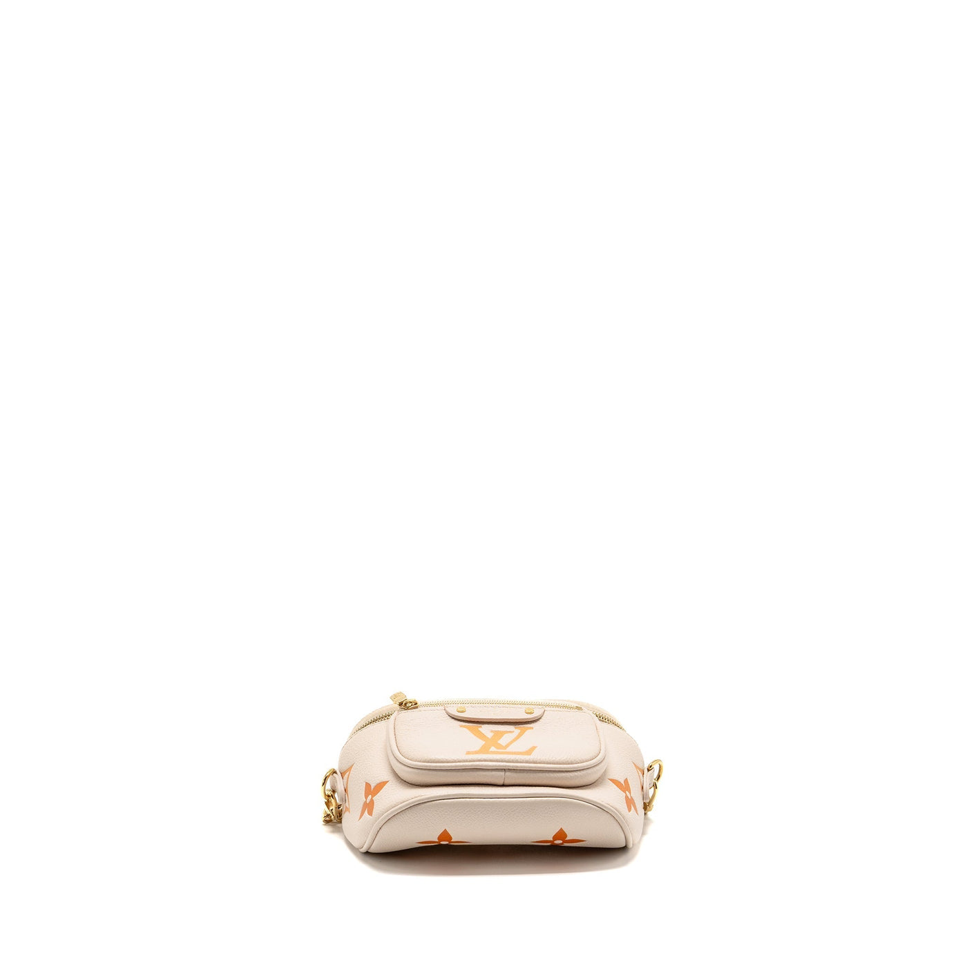 LOUIS VUITTON MINI BUMBAG BY THE POOL EMPREINTE GIANT MONOGRAM LEATHER GRADIENT NEUTRAL GHW