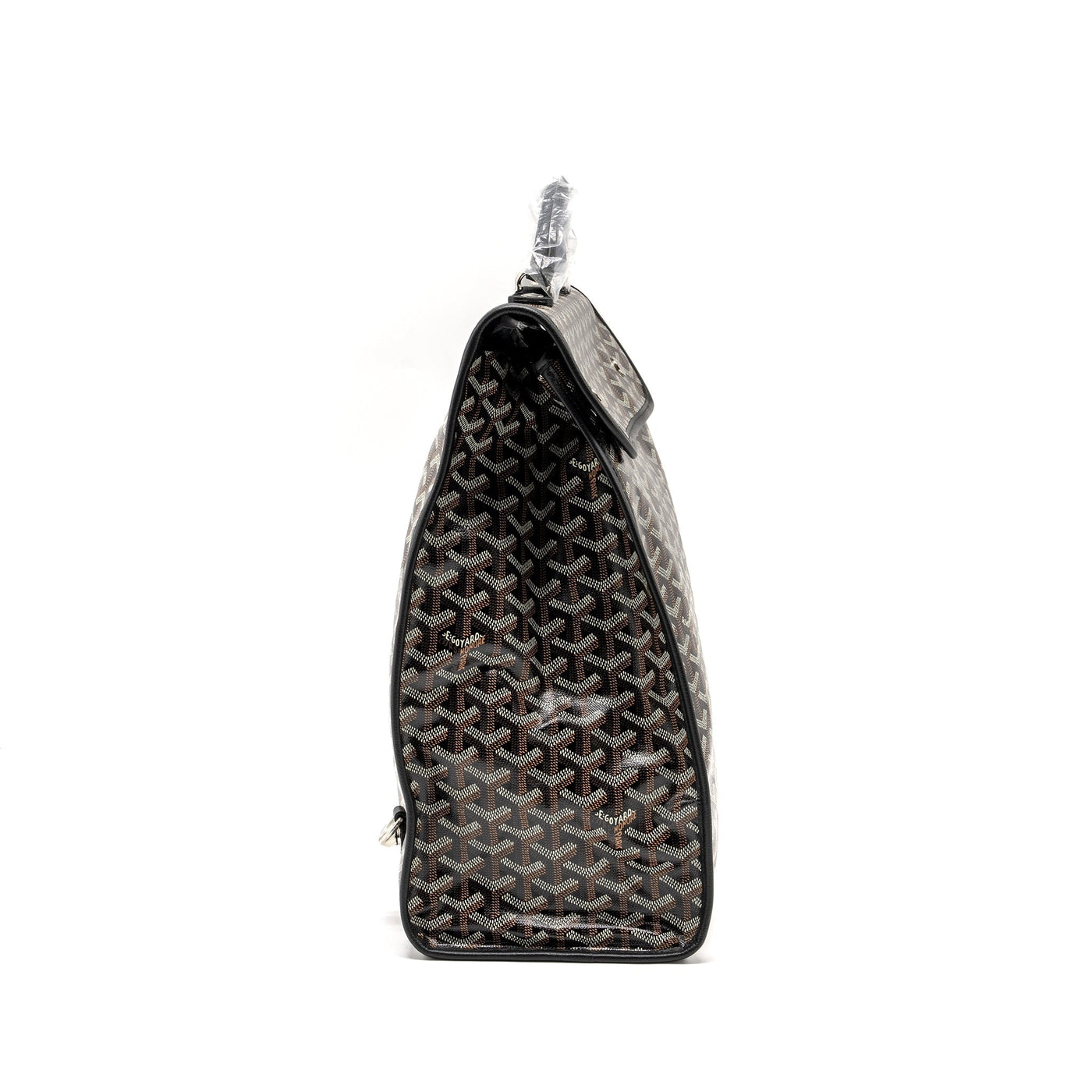 GOYARD SAINT LEGER BACKPACK GOYARDLINE CANVAS BLACK SHW