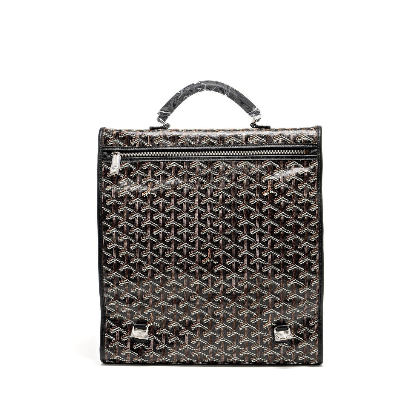 GOYARD SAINT LEGER BACKPACK GOYARDLINE CANVAS BLACK SHW