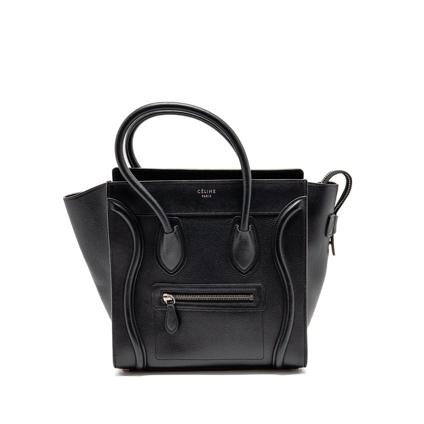 CELINE MICRO LUGGAGE BAG CALFSKIN BLACK SHW