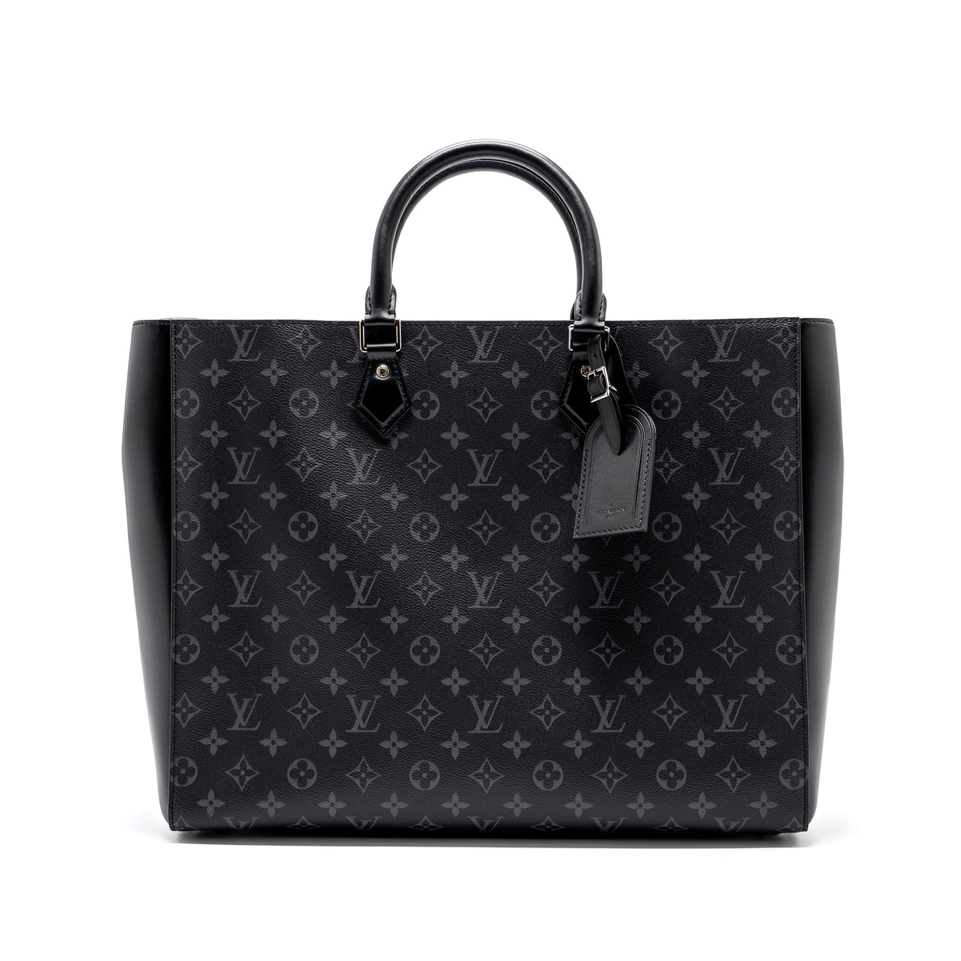 LOUIS VUITTON DOUBLE GRAND SAC MONOGRAM ECLIPSE CANVAS SHW