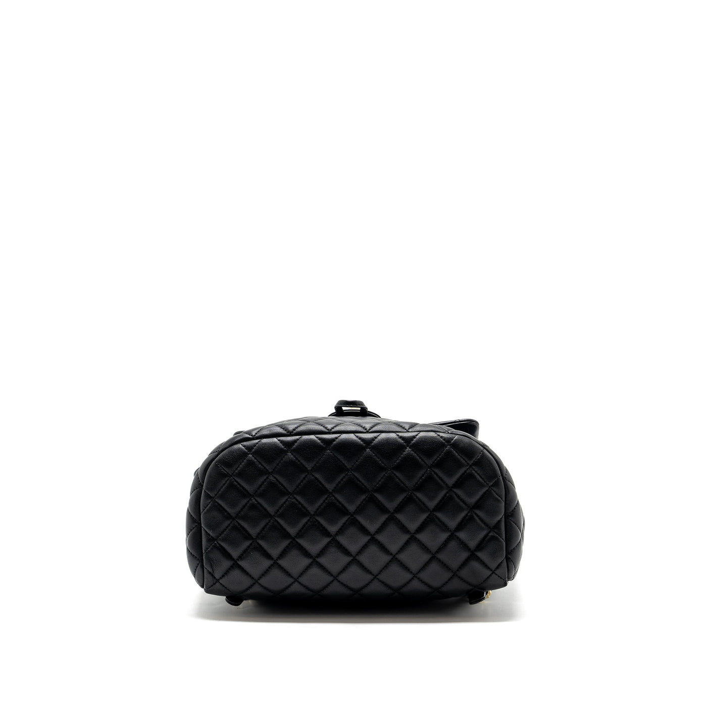 CHANEL QUILTED FLAP BACKPACK LAMBSKIN BLACK GHW