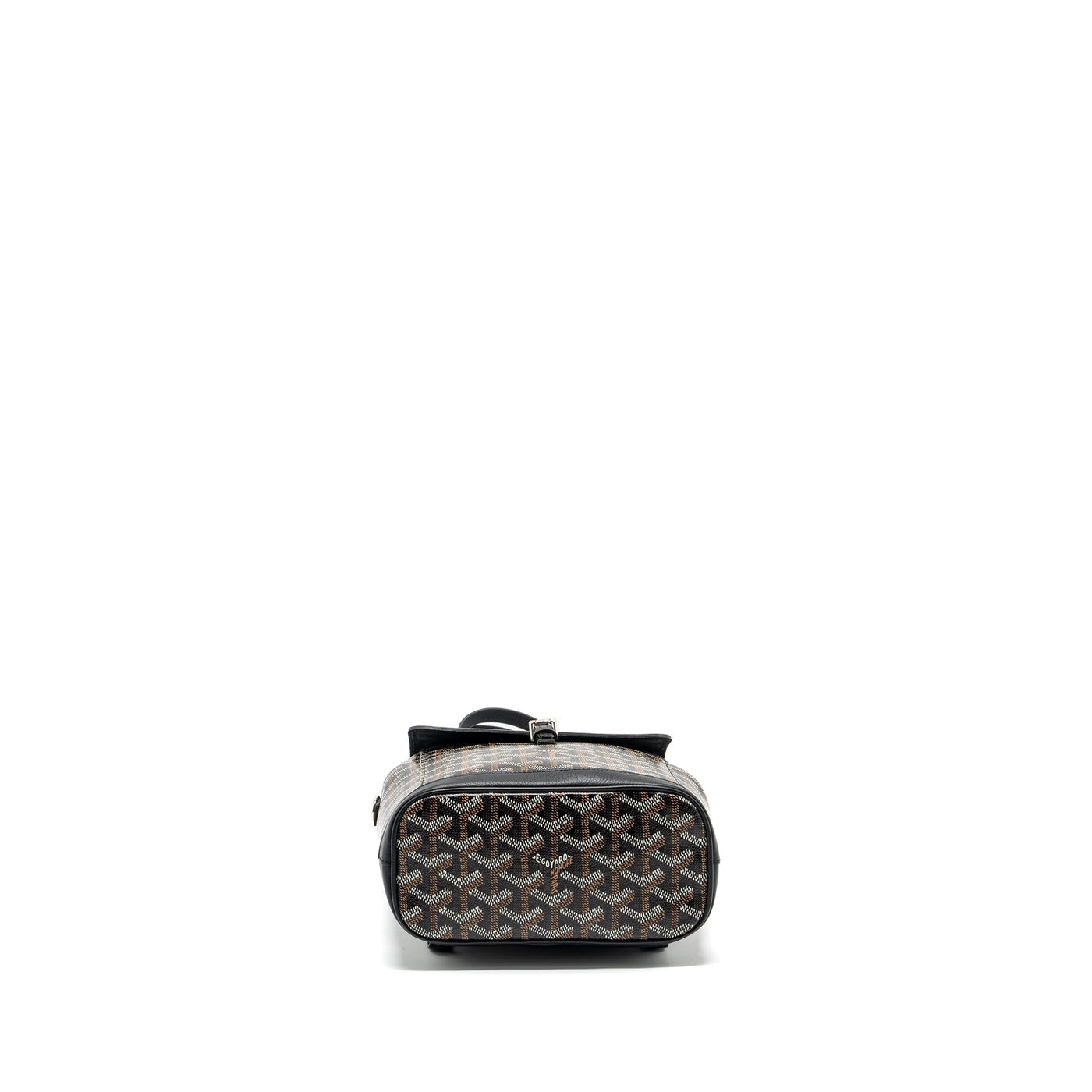 GOYARD MINI ALPIN BACKPACK GOYRADLINE CANVAS / LEATHER BLACK SHW