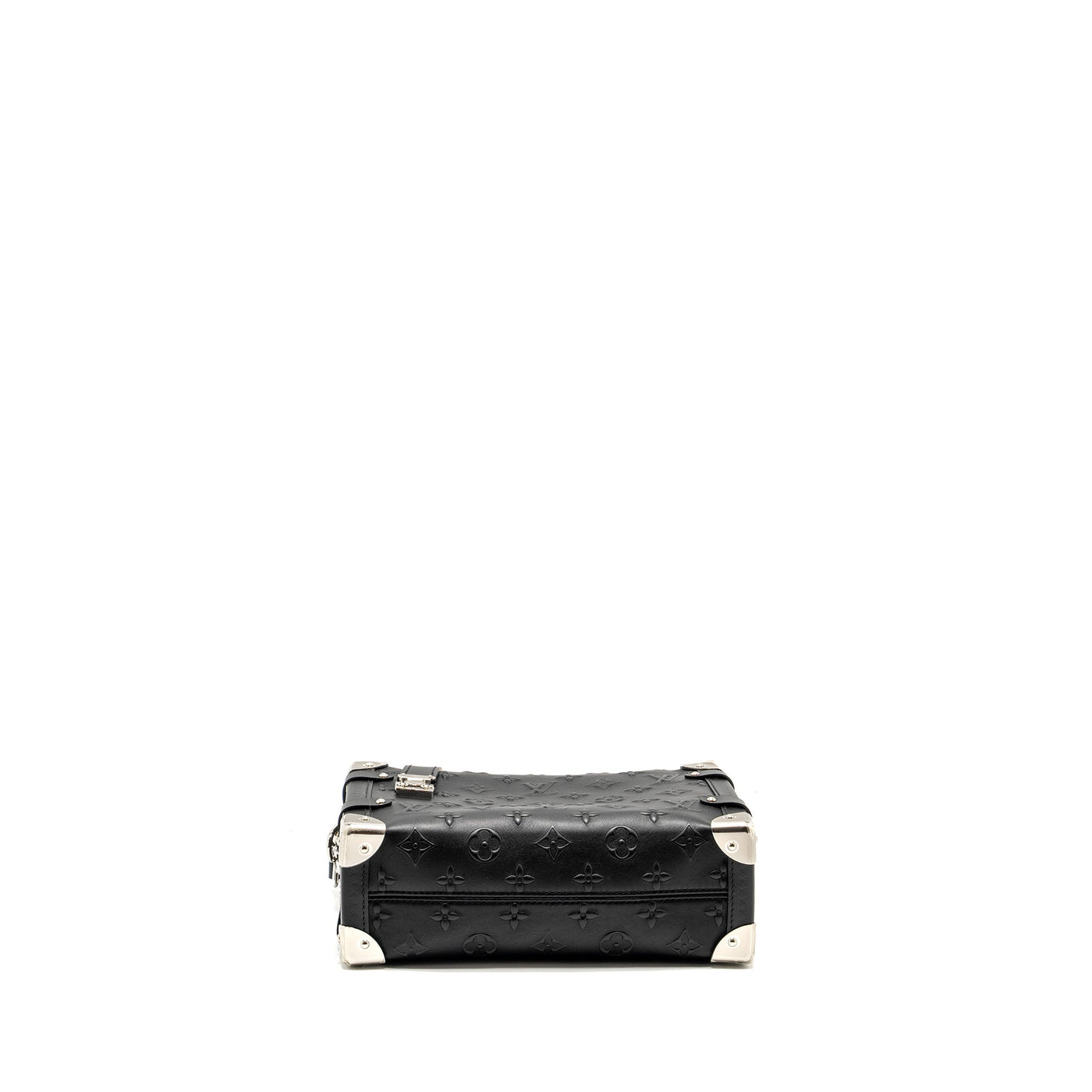 LOUIS VUITTON SIDE TRUNK MONOGRAM DEBOSSED CALFSKIN BLACK SHW
