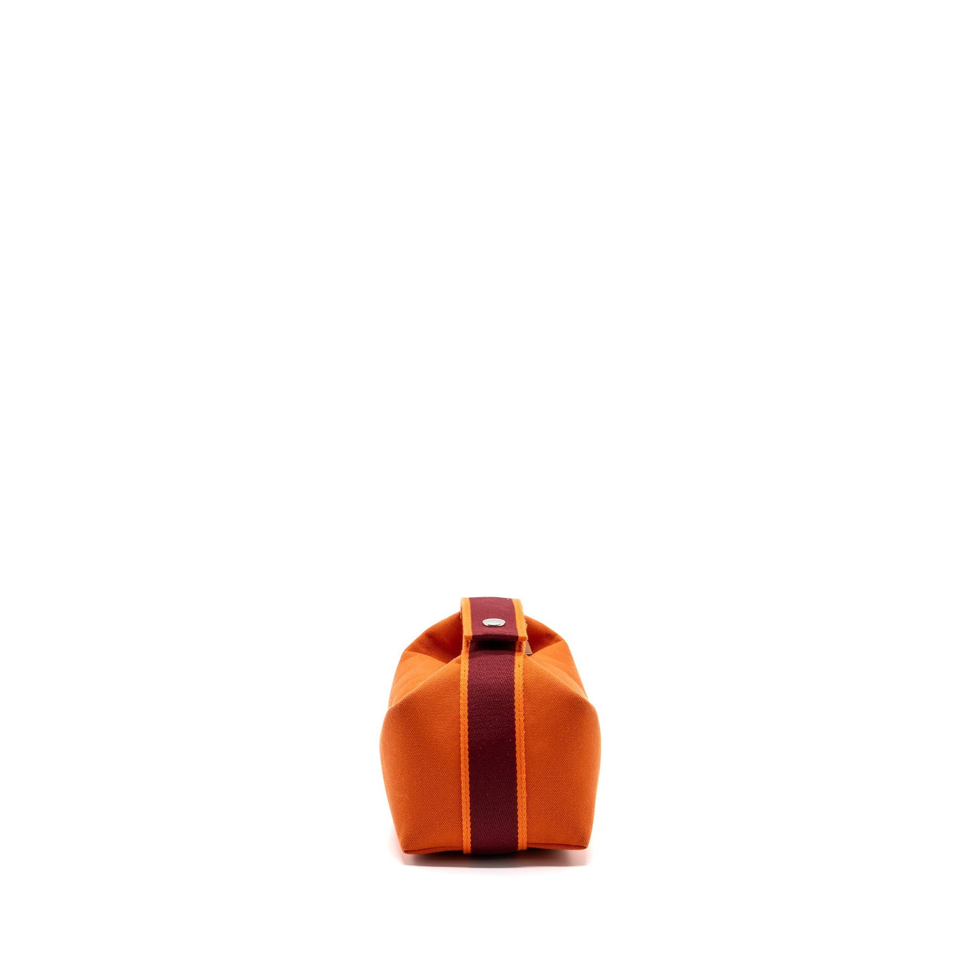 HERMES TROUSSE DE TOILETTE BRIDE A BRAC PM TRAVEL POUCH CANVAS ORANGE FEU SHW