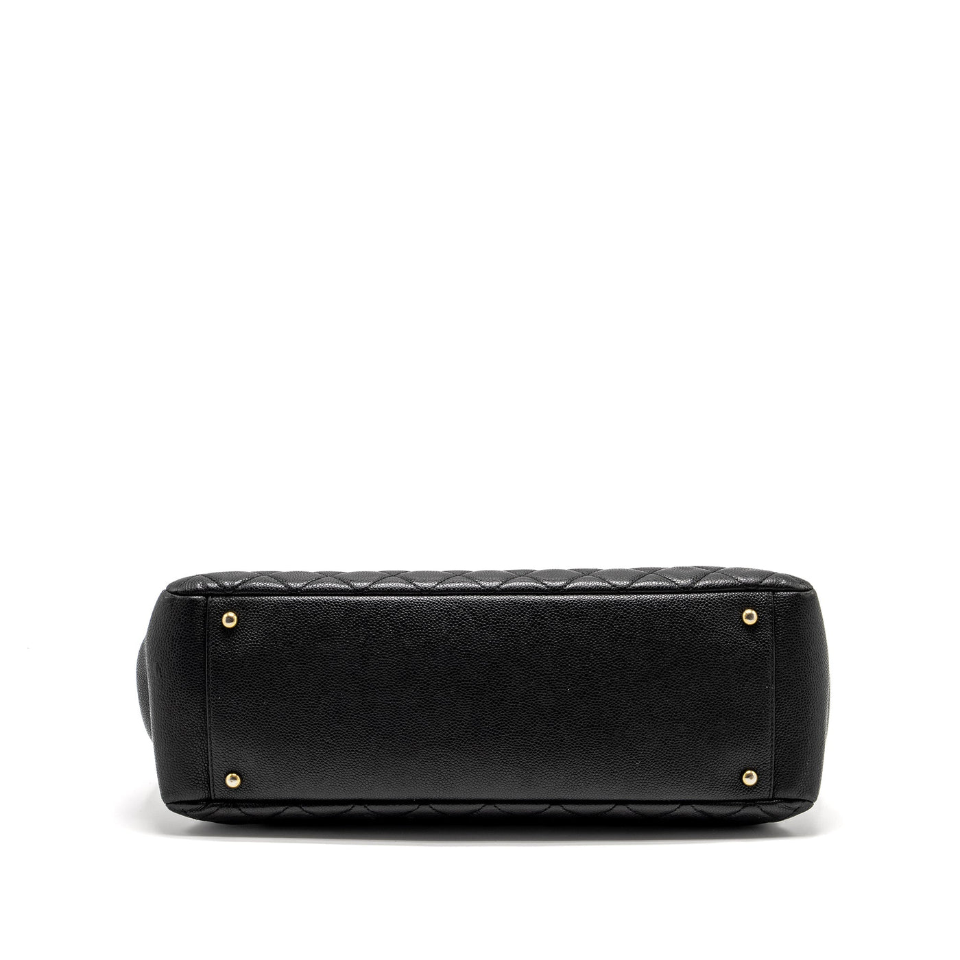 CHANEL GRAND SHOPPING TOTE BAG XL CAVIAR BLACK GHW
