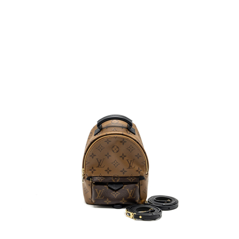 LOUIS VUITTON MINI PALM SPRING BACKPACK REVERSE MONOGRAM CANVAS GHW