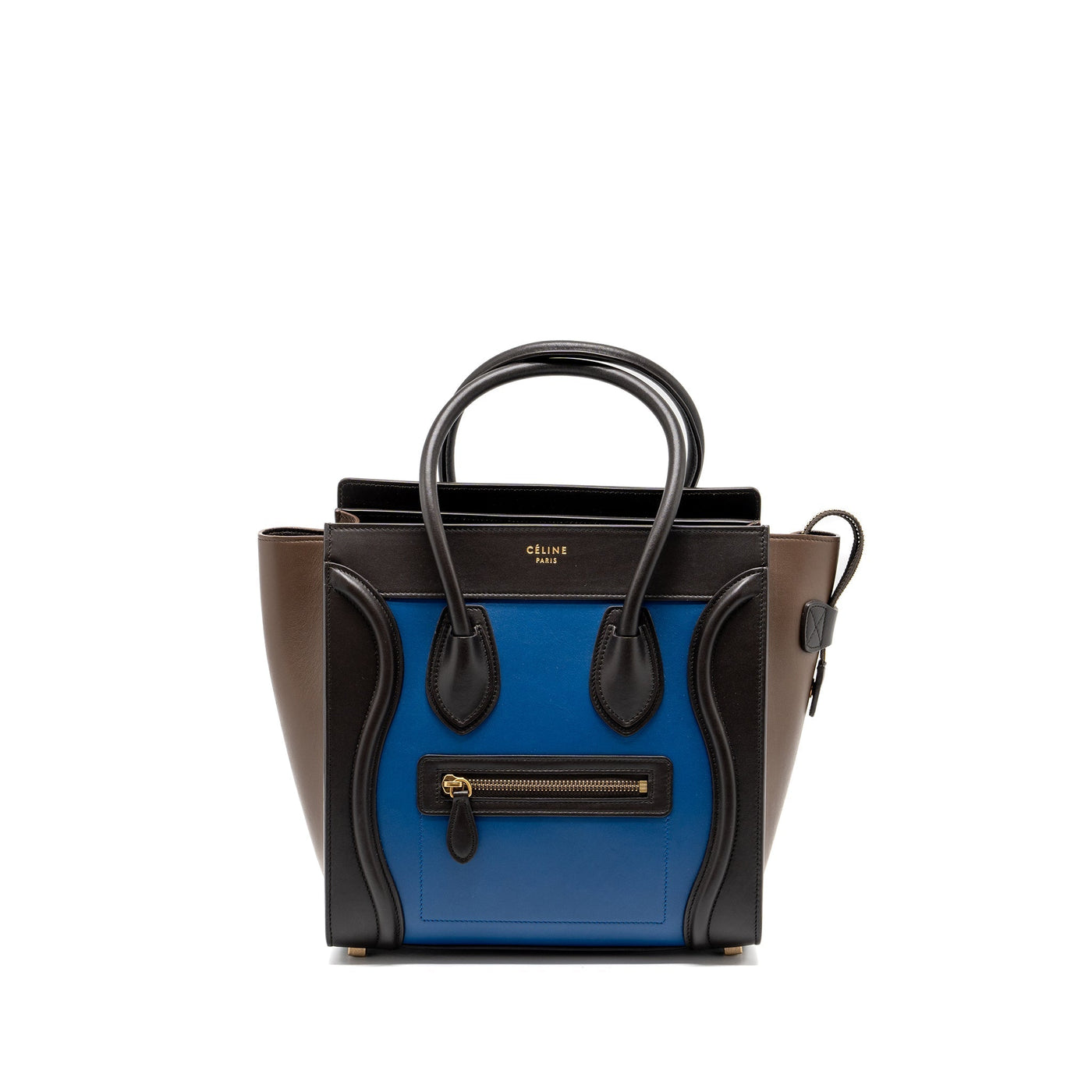 CELINE MICRO LUGGAGE BAG CALFSKIN MULTICOLOUR GHW