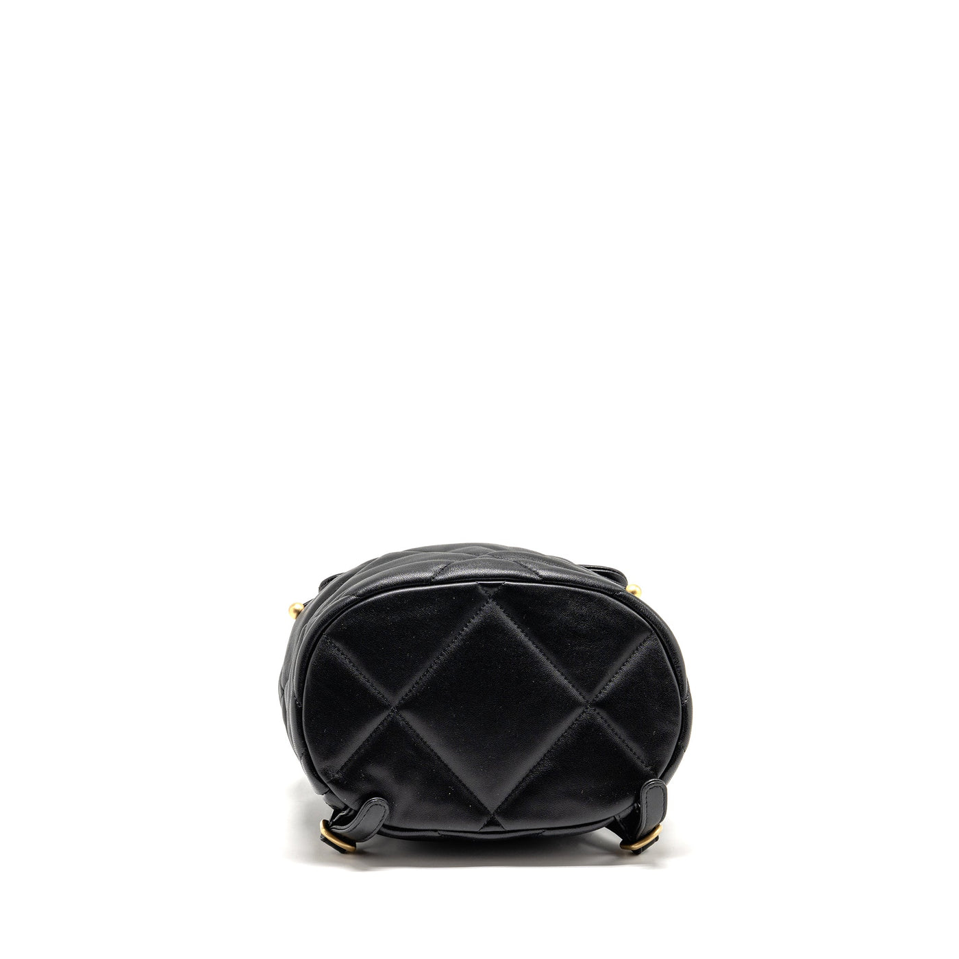 CHANEL 24C 19 BACKPACK LAMBSKIN BLACK MULTICOLOUR HARDWARE (MICROCHIP)