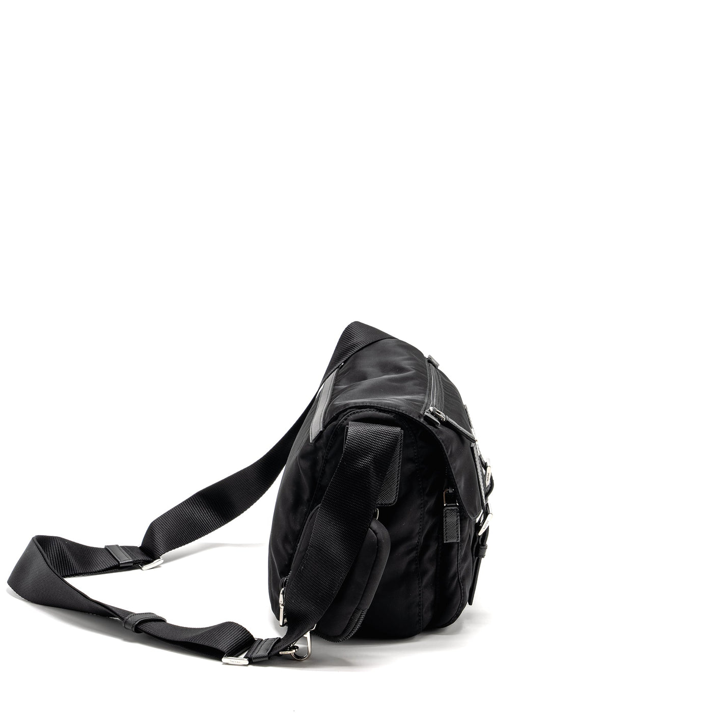 PRADA MESSENGER BAG RE-NYLON BLACK SHW