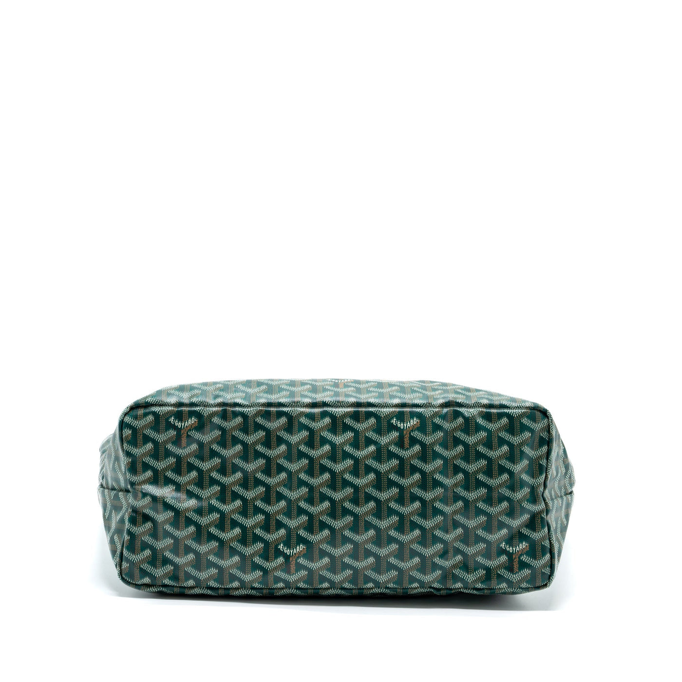 GOYARD SAINT LOUIS PM TOTE BAG CANVAS GREEN SHW