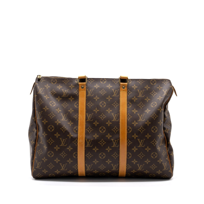 LOUIS VUITTON VINTAGE ZIPPER TRAVEL BAG MONOGRAM CANVAS GHW