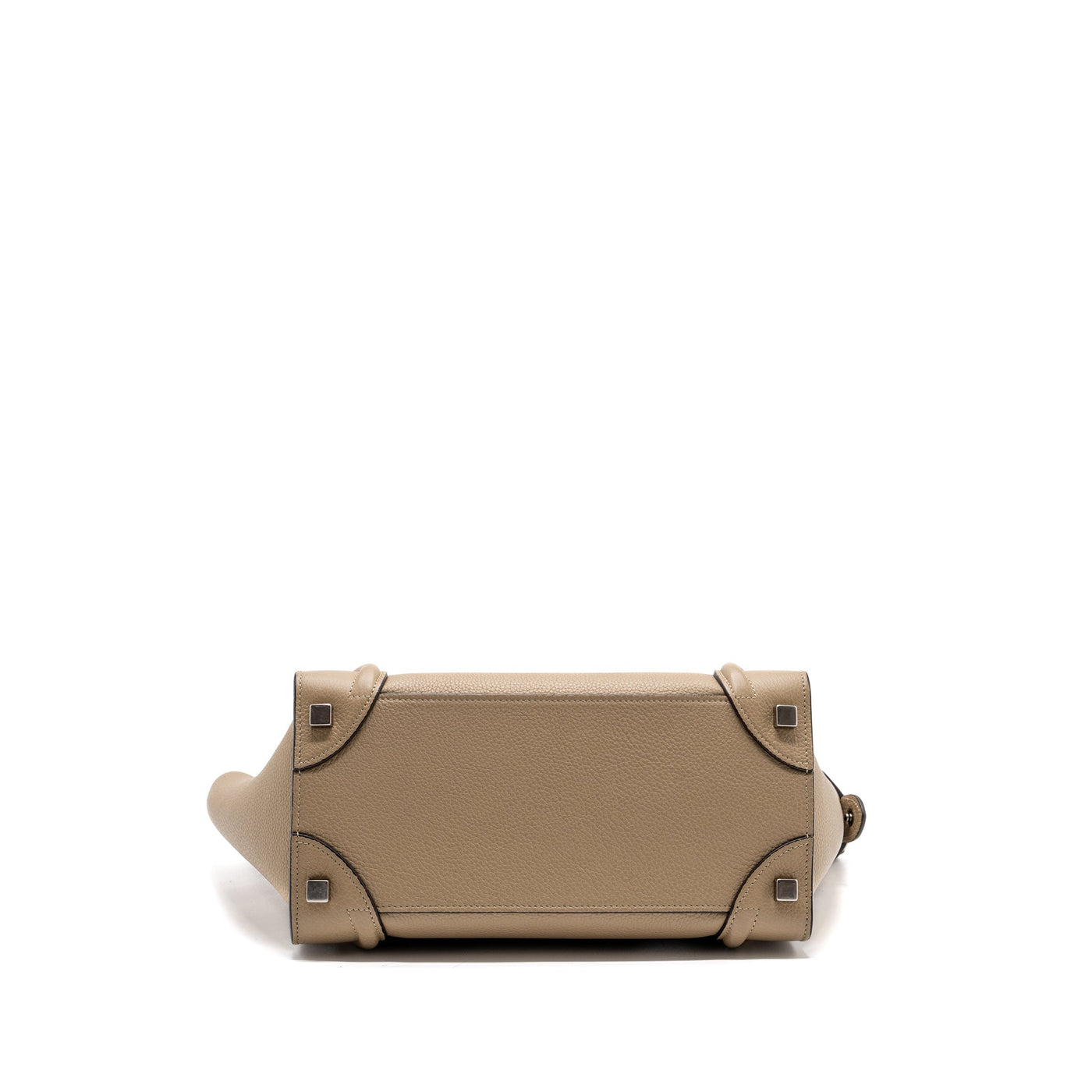 CELINE MICRO LUGGAGE BAG CALFSKIN DUNE SHW