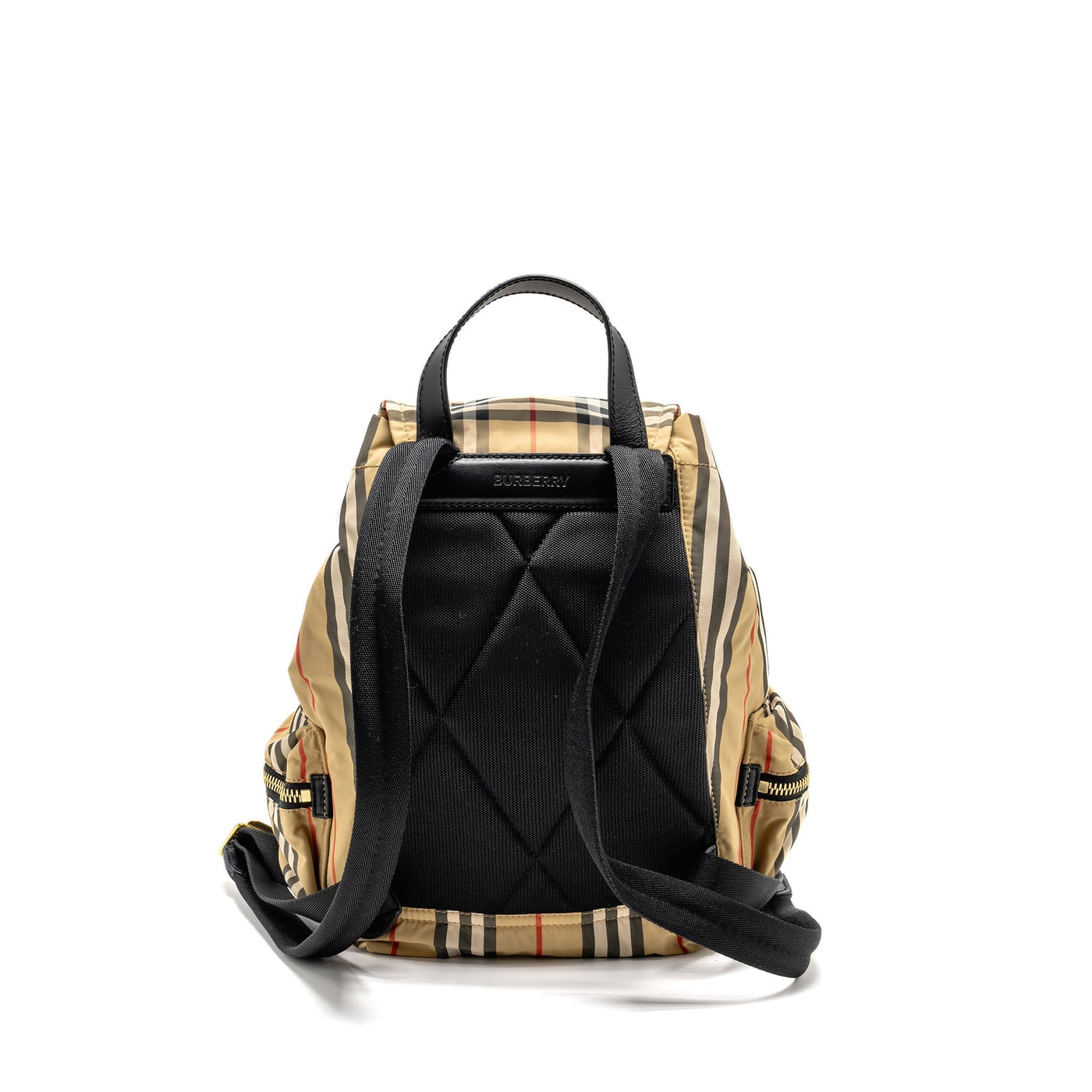 BURBERRY MEDIUM BACKPACK NYLON MULTICOLOUR GHW