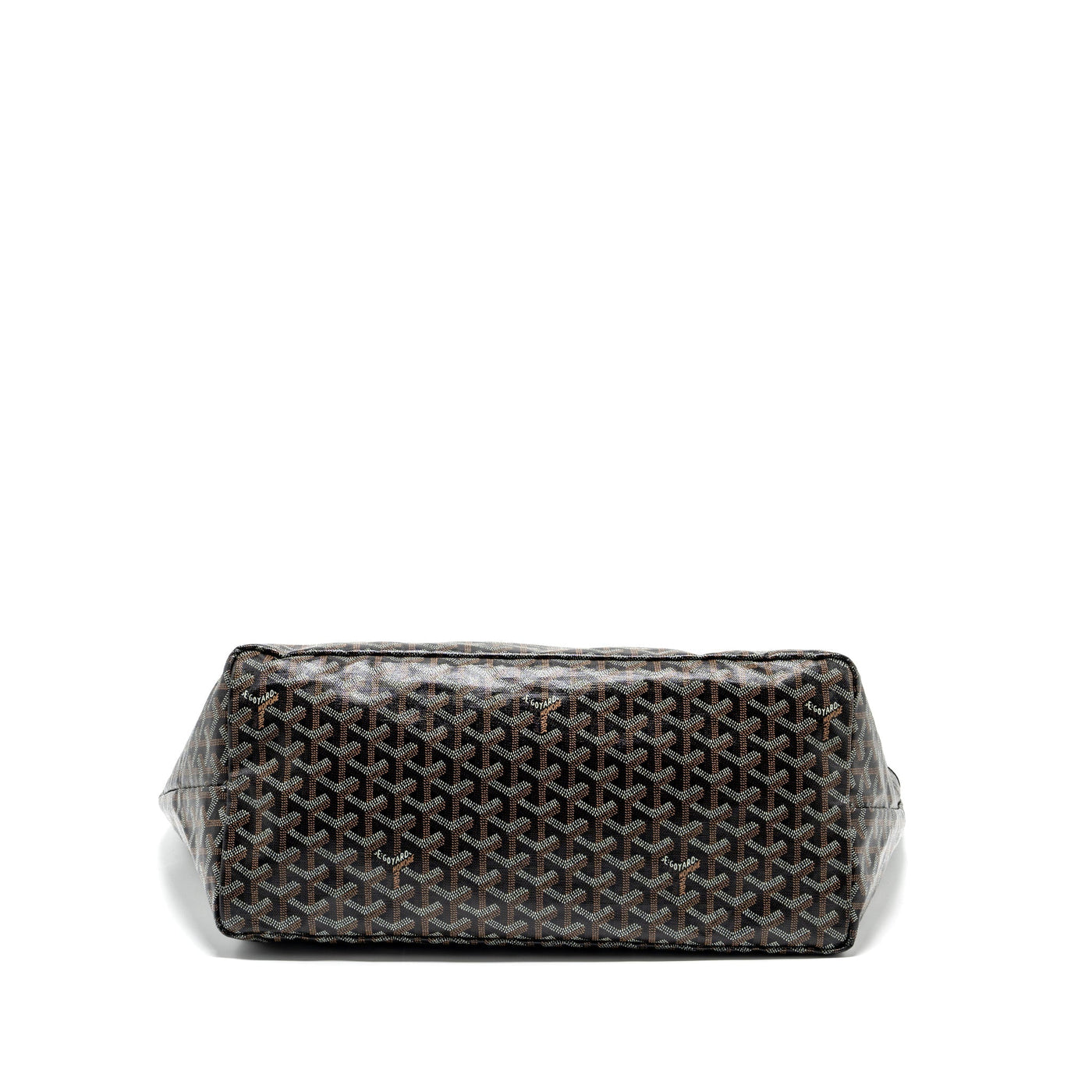 GOYARD SAINT LOUIS GM TOTE BAG GOYARDLINE CANVAS BLACK SHW