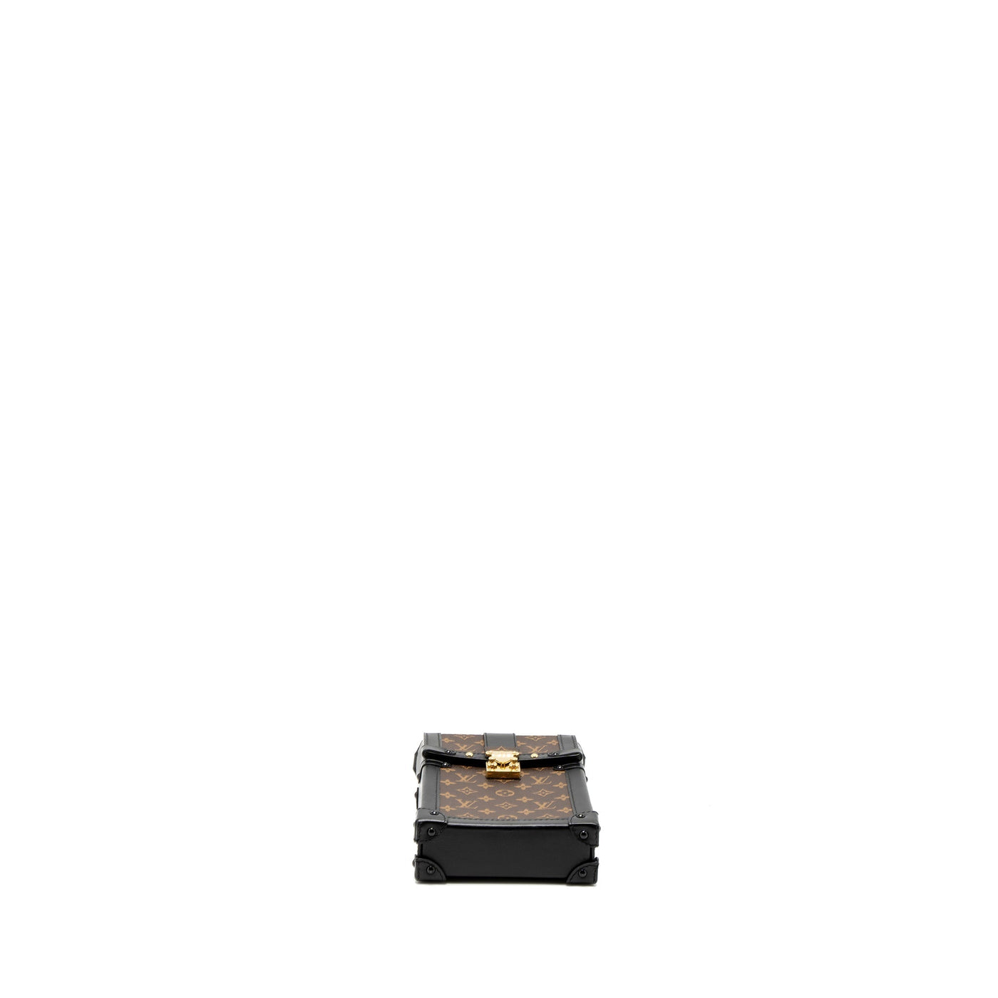 LOUIS VUITTON VERTICAL TRUNK POCHETTE MONOGRAM CANVAS GHW
