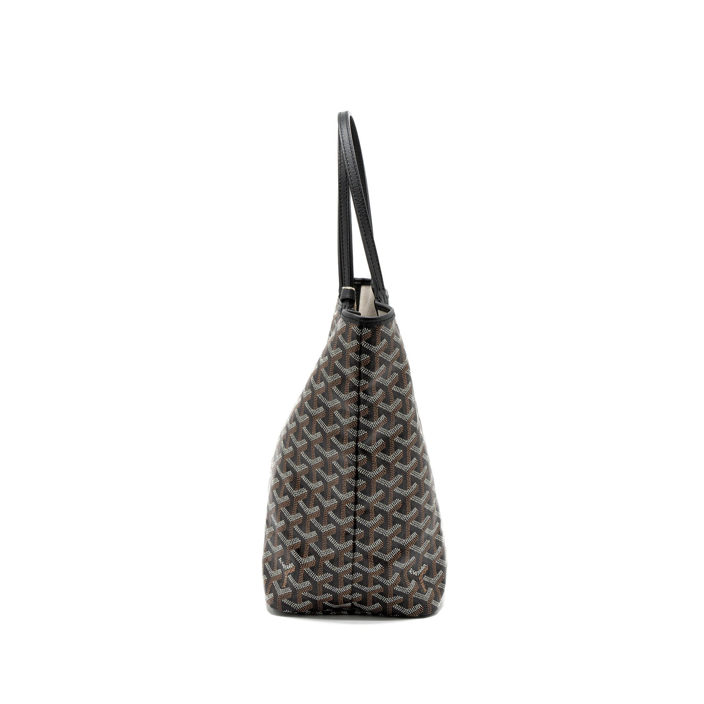 GOYARD SAINT LOUIS PM TOTE BAG GOYARDINE CANVAS SHW