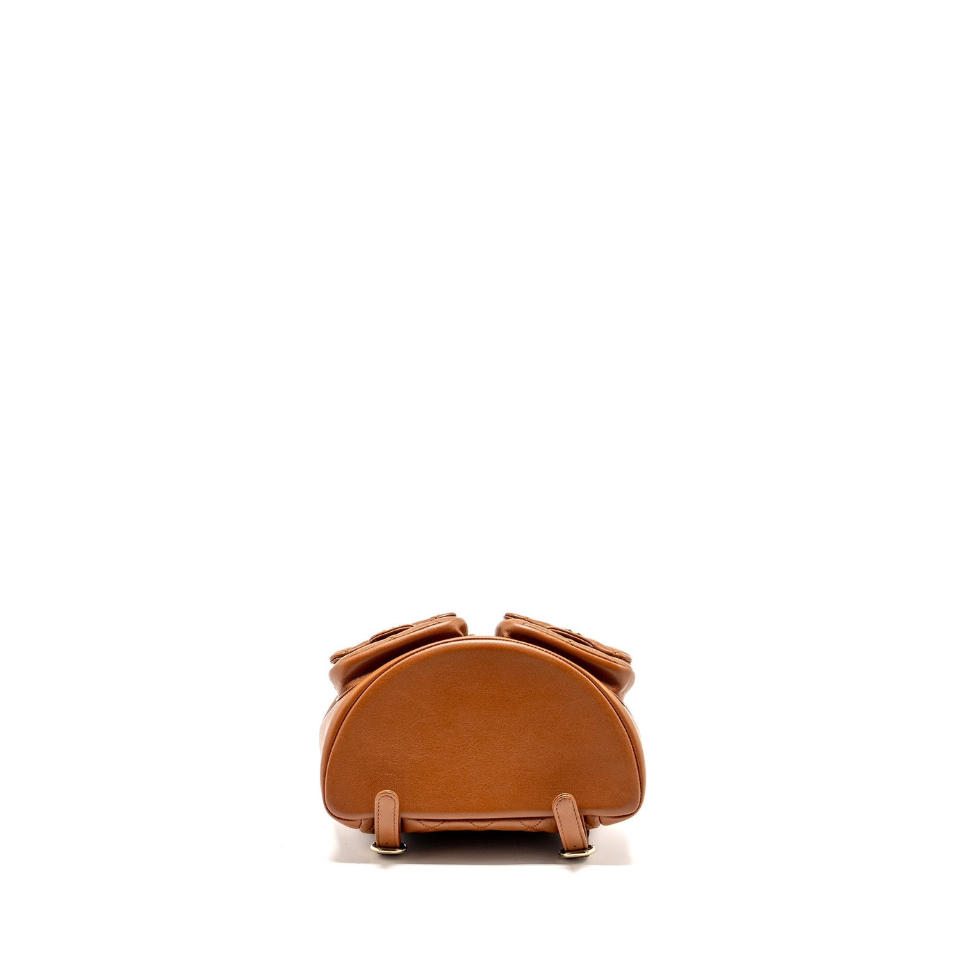 CHANEL 23A TRIPLE PACK BACKPACK CALFSKIN CARAMEL LGHW (MICROCHIP)