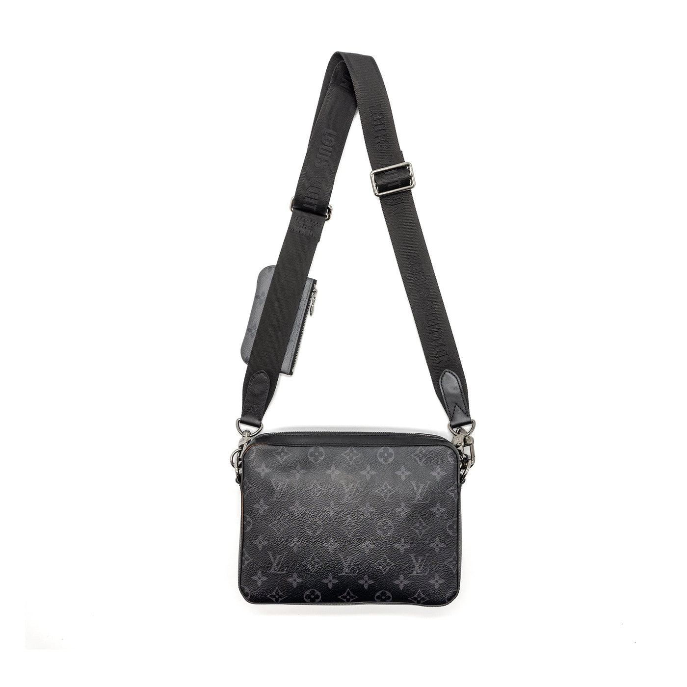 LOUIS VUITTON TRIO MESSENGER BAG MONOGRAM ECLIPSE SHW