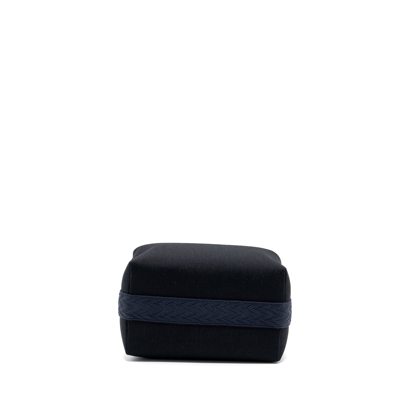 HERMES TROUSSE DE TOILETTE BRIDE A BRAC TRAVEL POUCH CANVAS BLACK/BLUE NUIT SHW