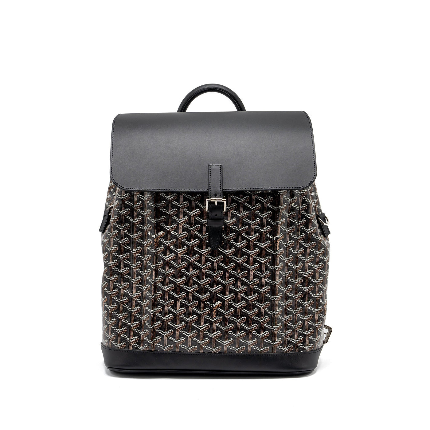 GOYARD ALPIN BACKPACK GOYARDINE CANVAS BLACK SHW