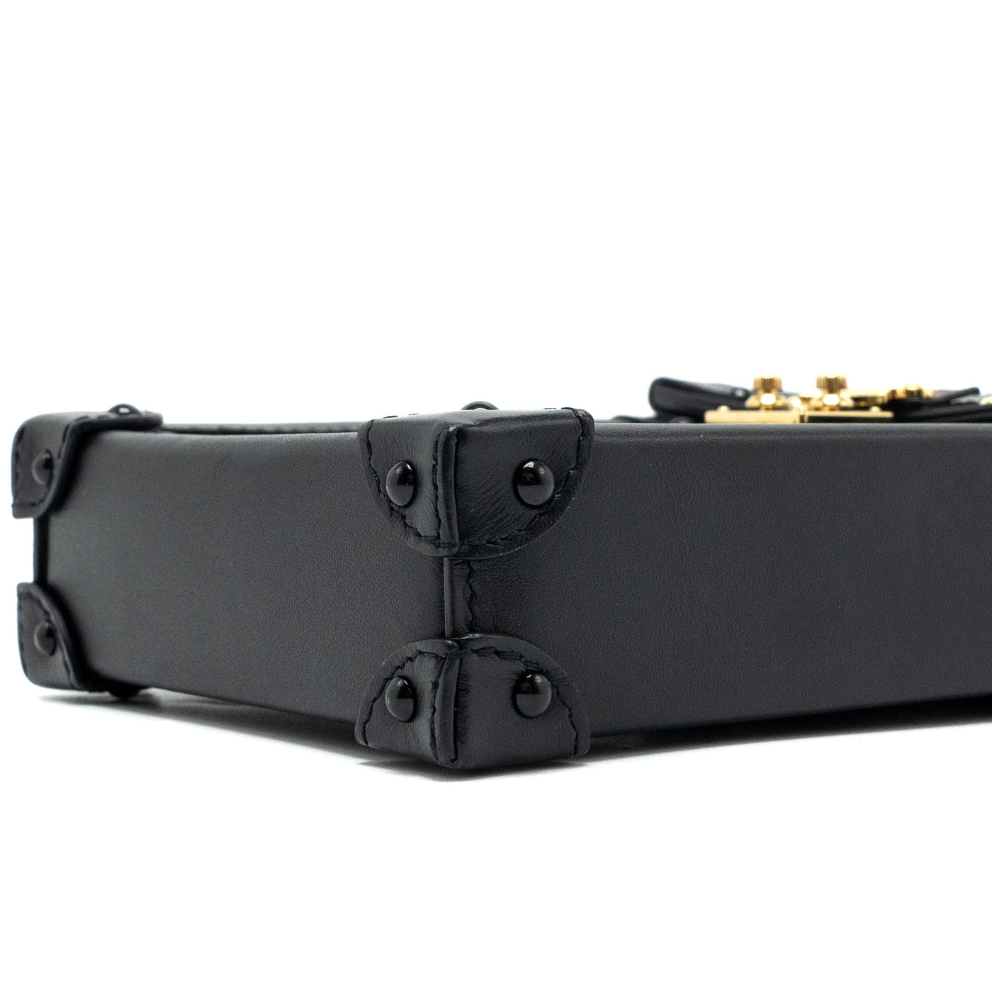 LOUIS VUITTON VERTICAL TRUNK POCHETTE MONOGRAM CANVAS GHW