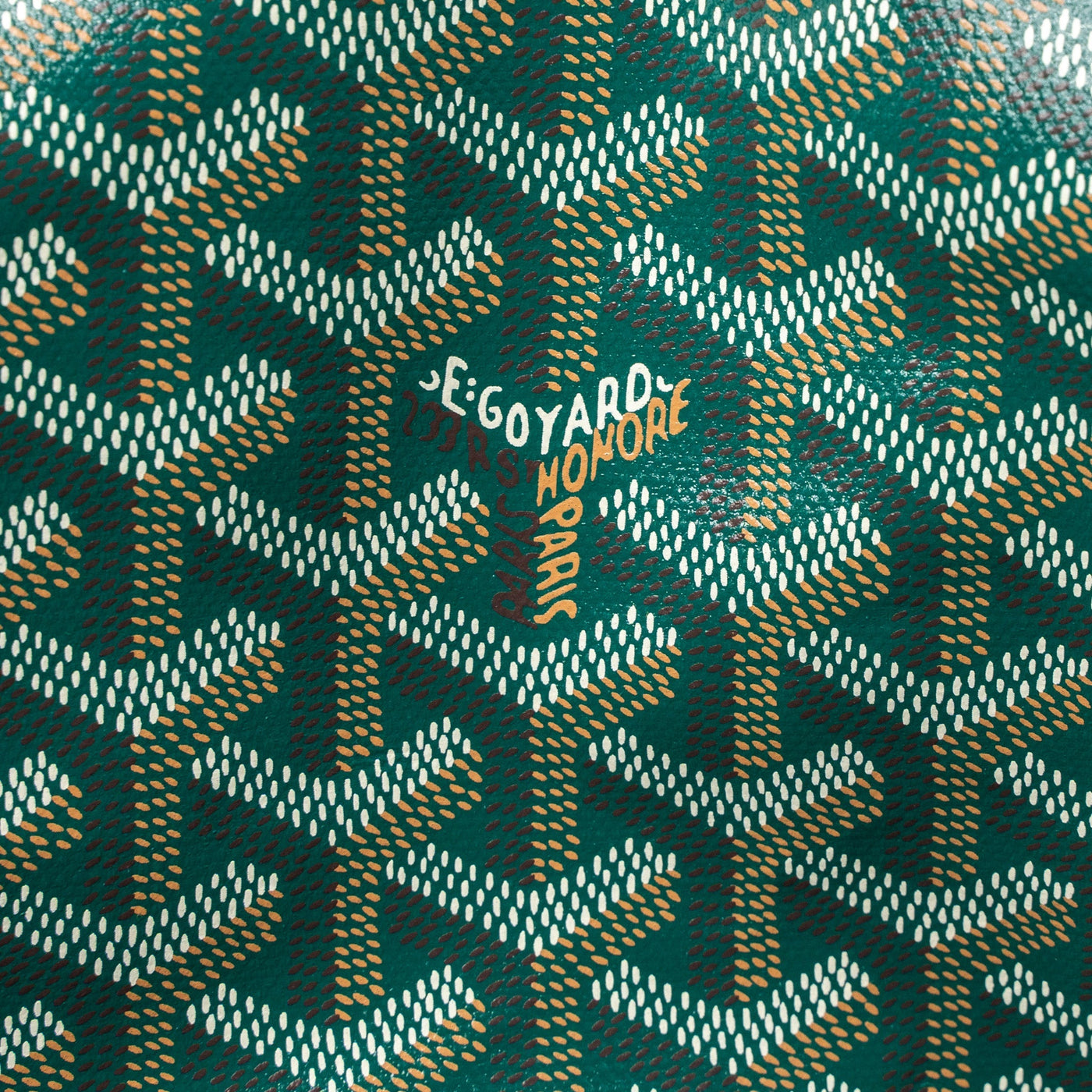 GOYARD SAINT LOUIS PM TOTE BAG GOYARDINE CANVAS GREEN SHW