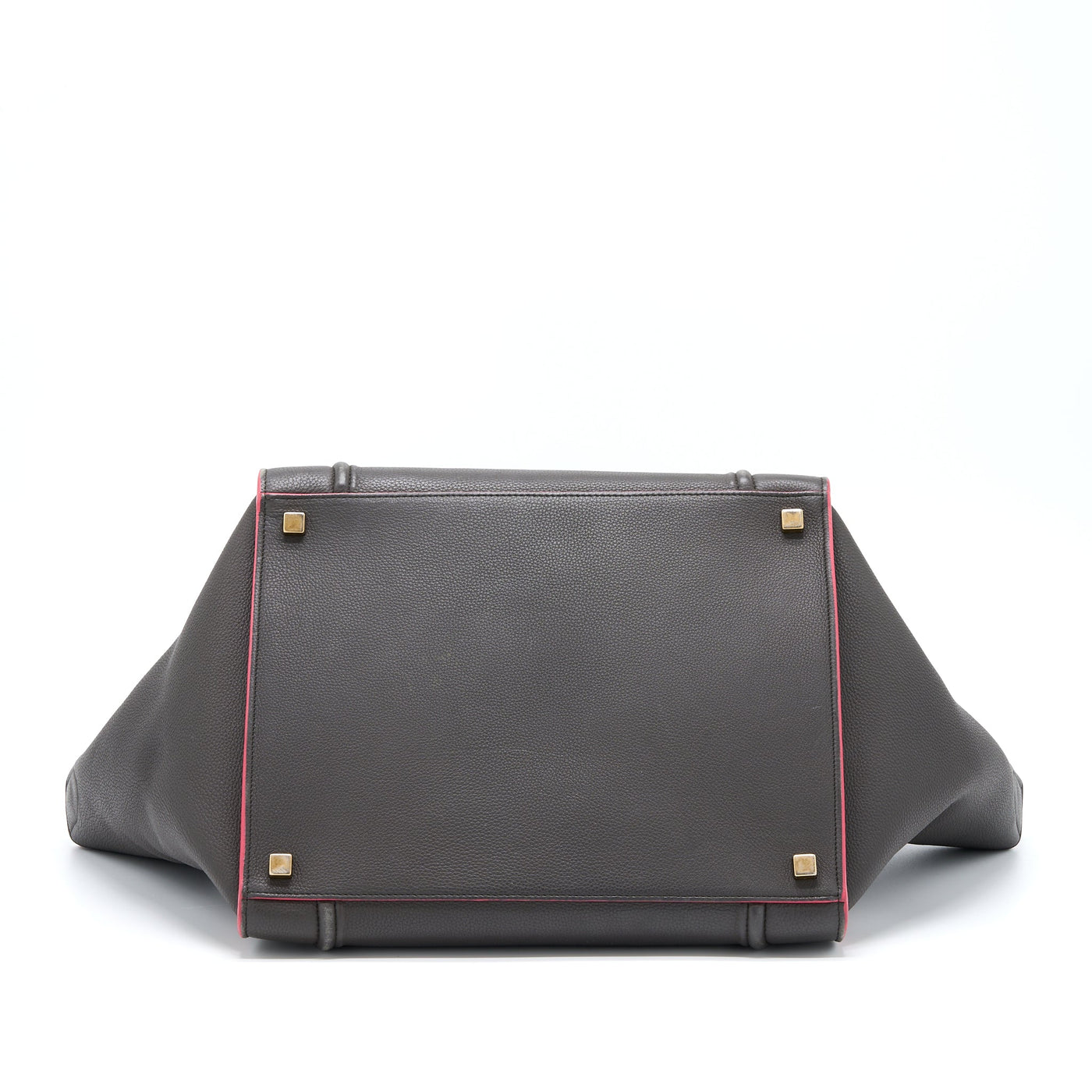 CELINE LARGE PHANTOM LUGGAGE BAG CALFSKIN DARK GREY/PINK