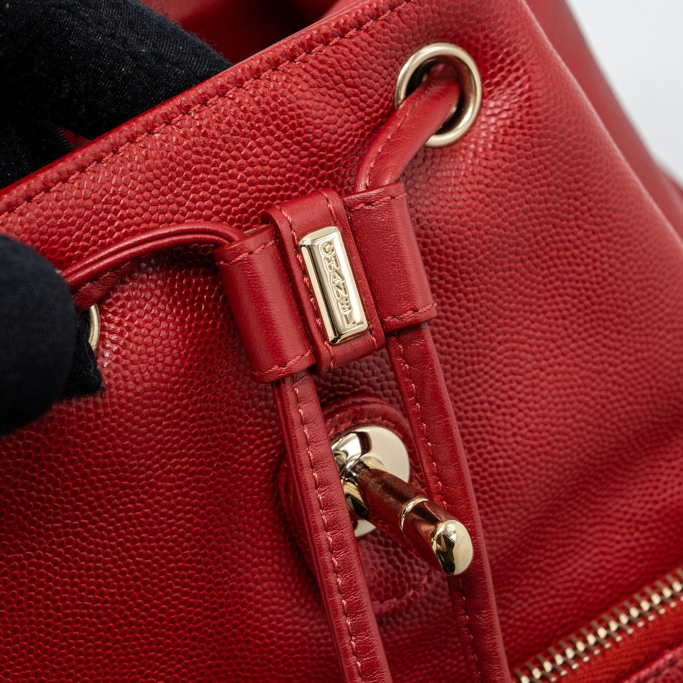 CHANEL AFFINITY BACKPACK CAVIAR RED GHW