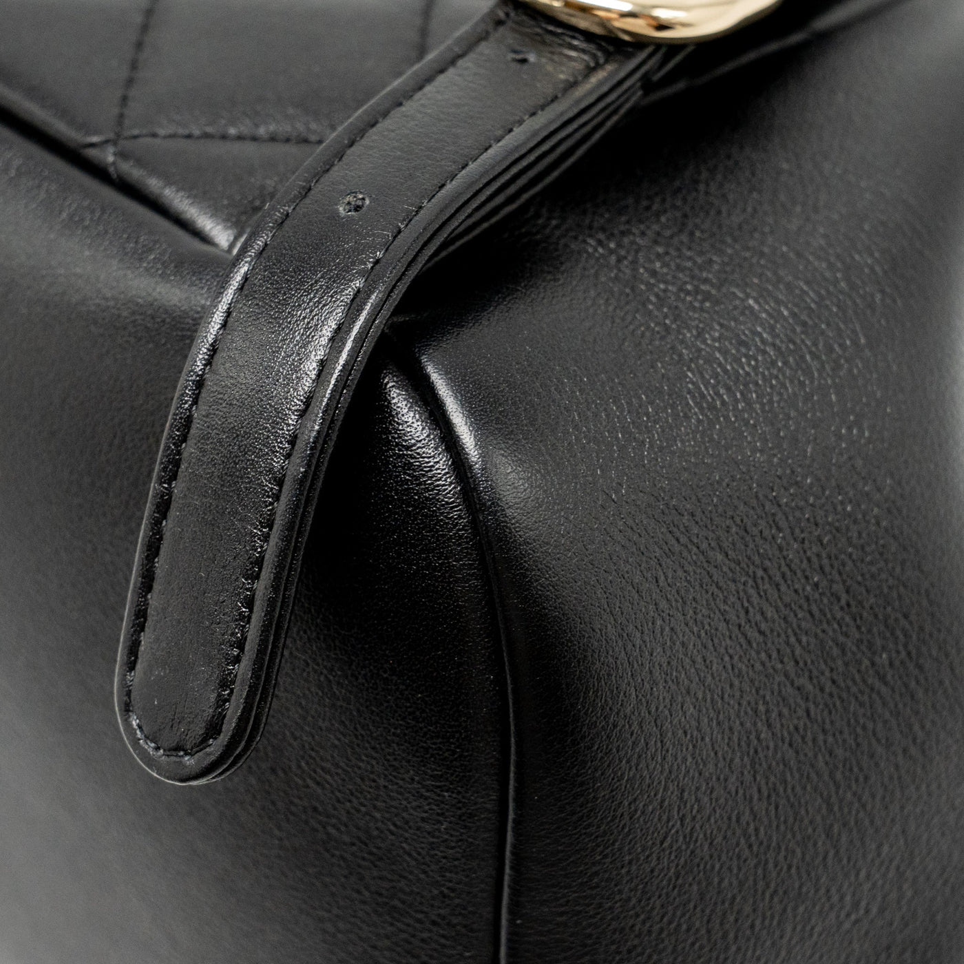 CHANEL MINI DUMA BACKPACK CALFSKIN BLACK LGHW (MICROCHIP)