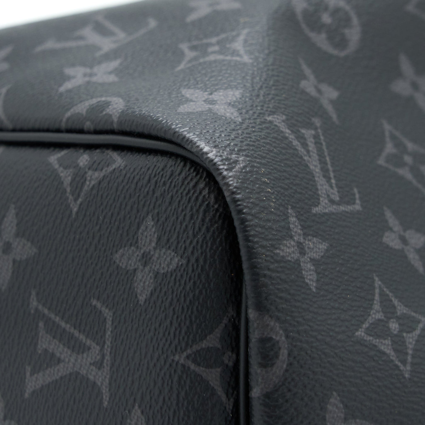 LOUIS VUITTON KEEPALL 55 WITH SHOULDER STRAP MONOGRAM ECLIPSE CANVAS SHW