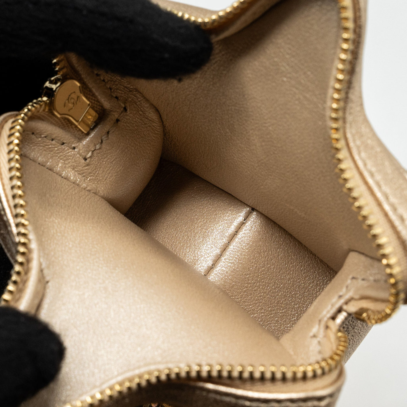 CHANEL 24C BACKPACK WITH STAR PATENT GOLD LGHW (MICROCHIP)