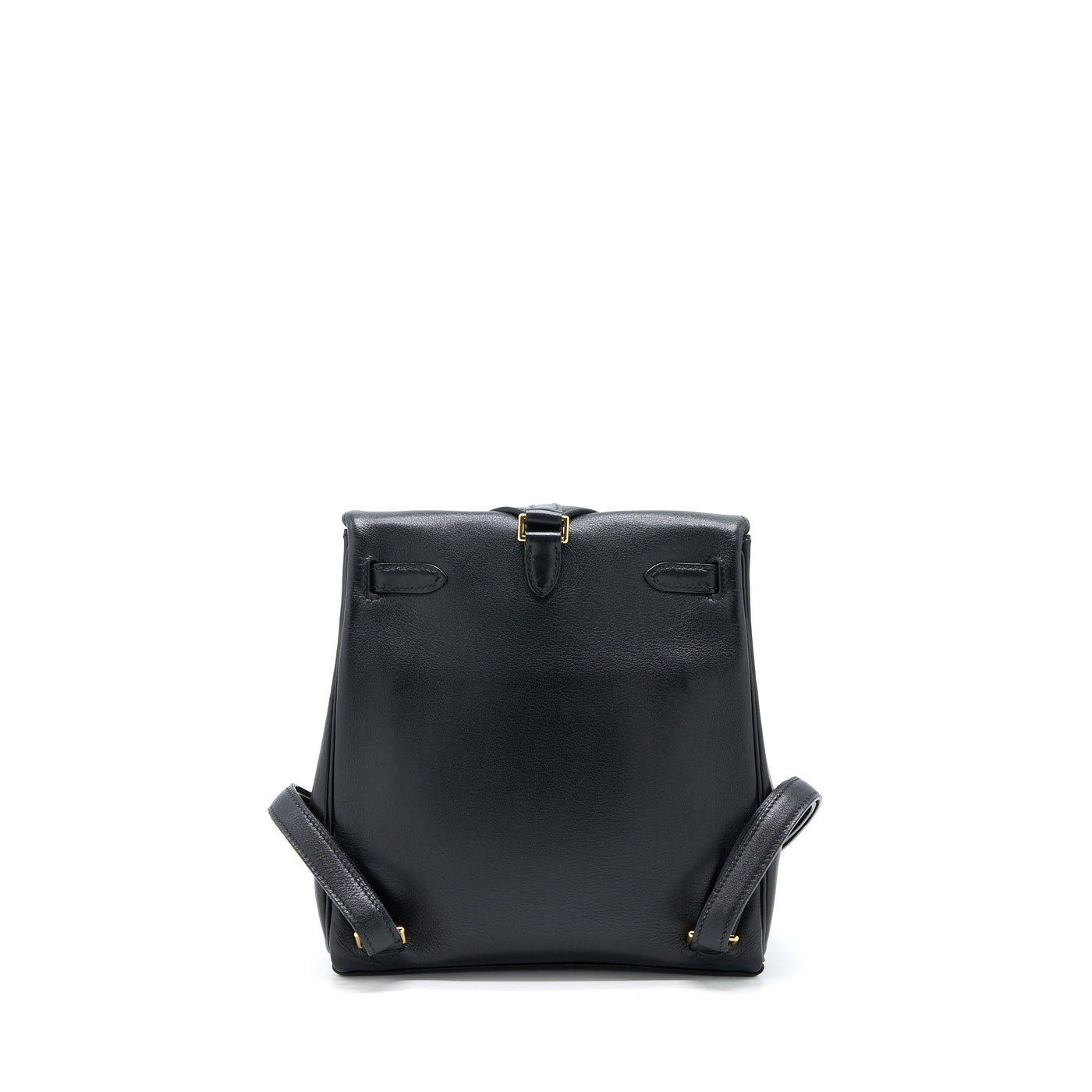 HERMES VINTAGE KELLY ADO 20CM SWIFT BLACK GHW