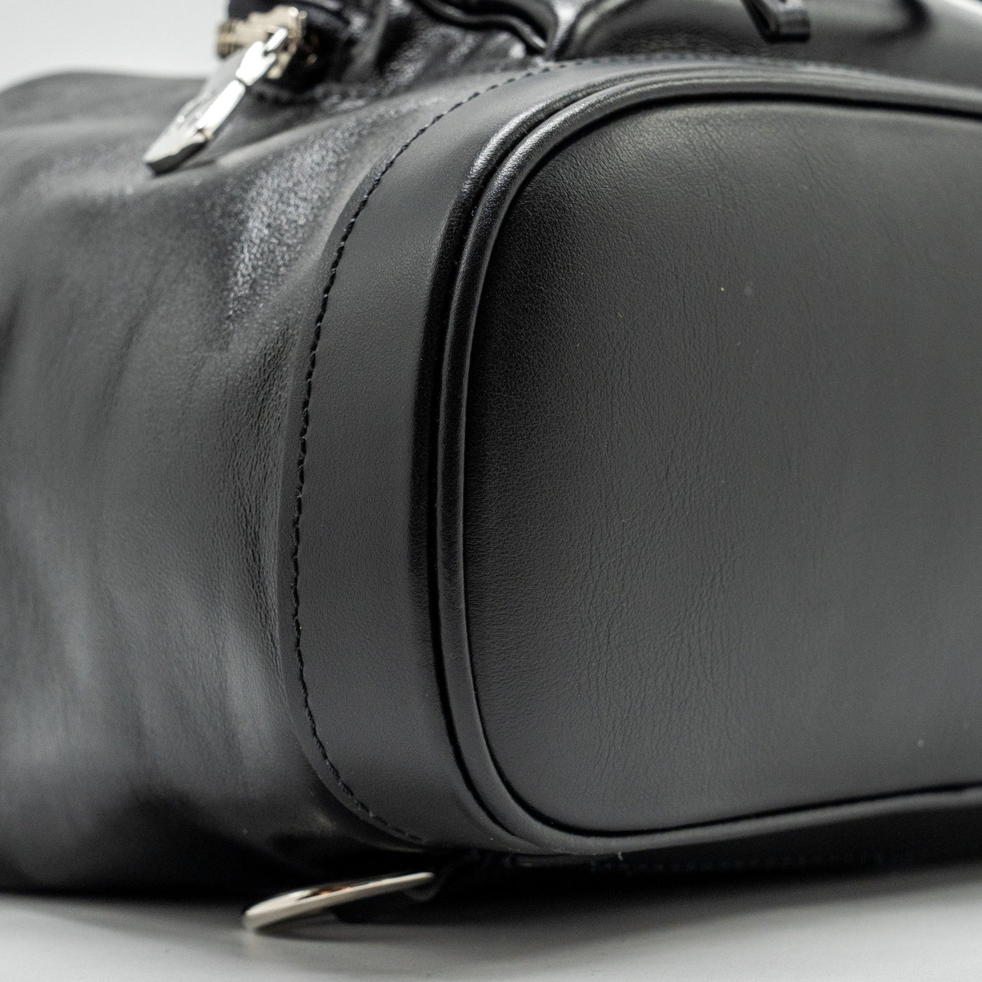 LOUIS VUITTON MONTSOURIS BACKPACK PM LAMBSKIN BLACK SHW