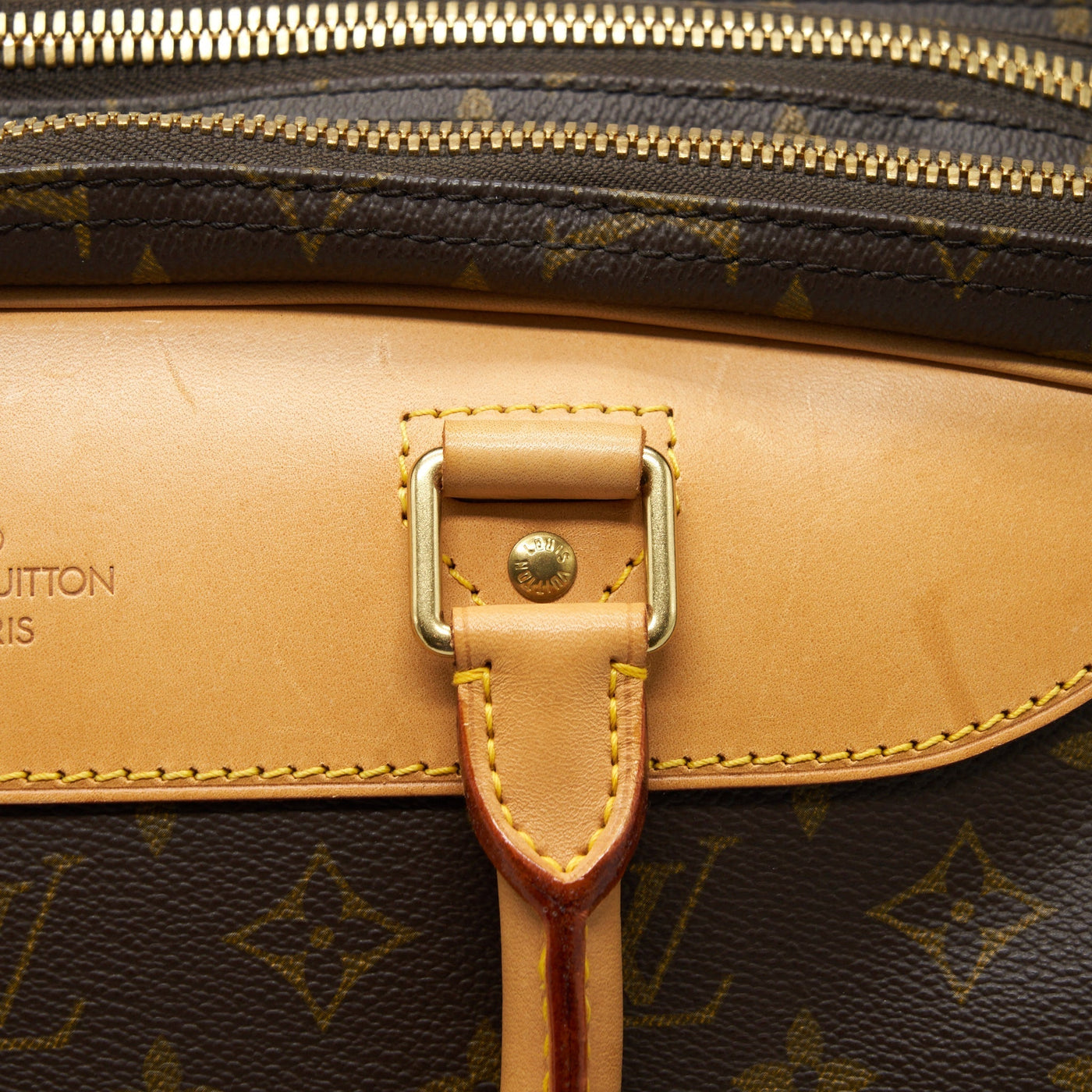 LOUIS VUITTON VINTAGE LUGGAGE BAG WITH STRAP MONOGRAM CANVAS YEAR 1997