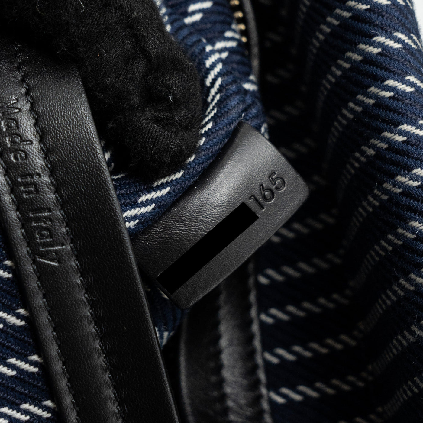 CELINE PHANTOM LUGGAGE BAG CANVAS /  LEATHER DARK BLUE / BLACK GHW