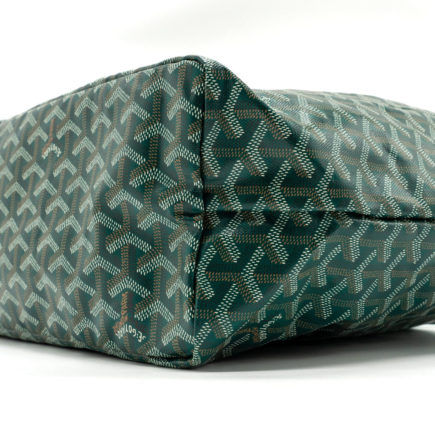 GOYARD SAINT LOUIS PM TOTE BAG CANVAS GREEN SHW